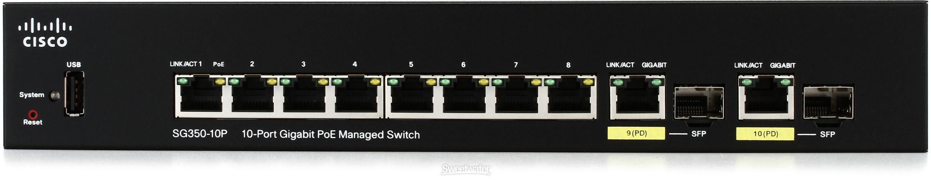その他 Cisco SG350-10 10-port Gigabit Managed Switch SG350-10-K9-JP Amazon.com: Cisco SG350-10SFP Managed with 10 ports of