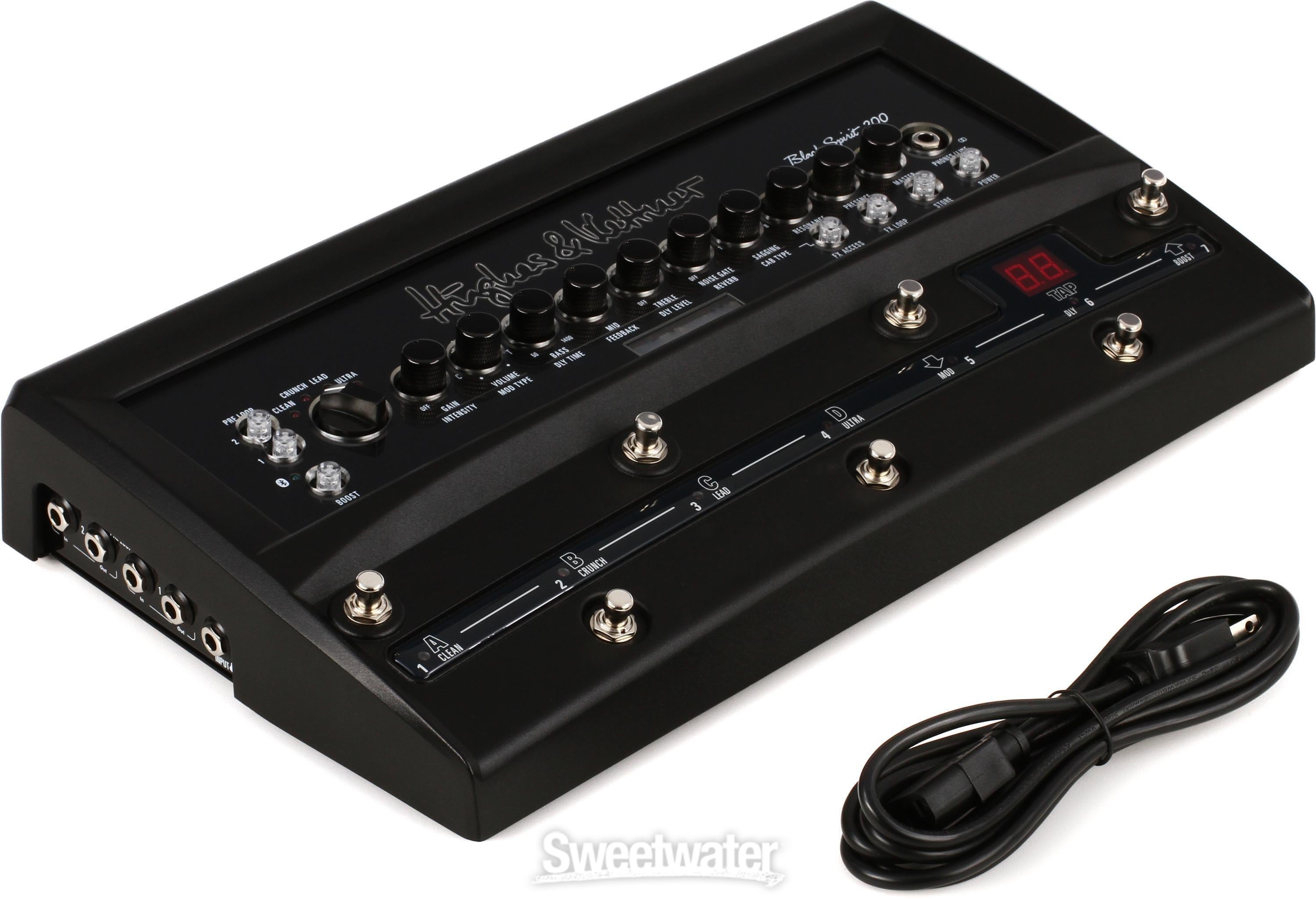 Hughes & Kettner Black Spirit 200 - 200-watt Floorboard Amplifier 