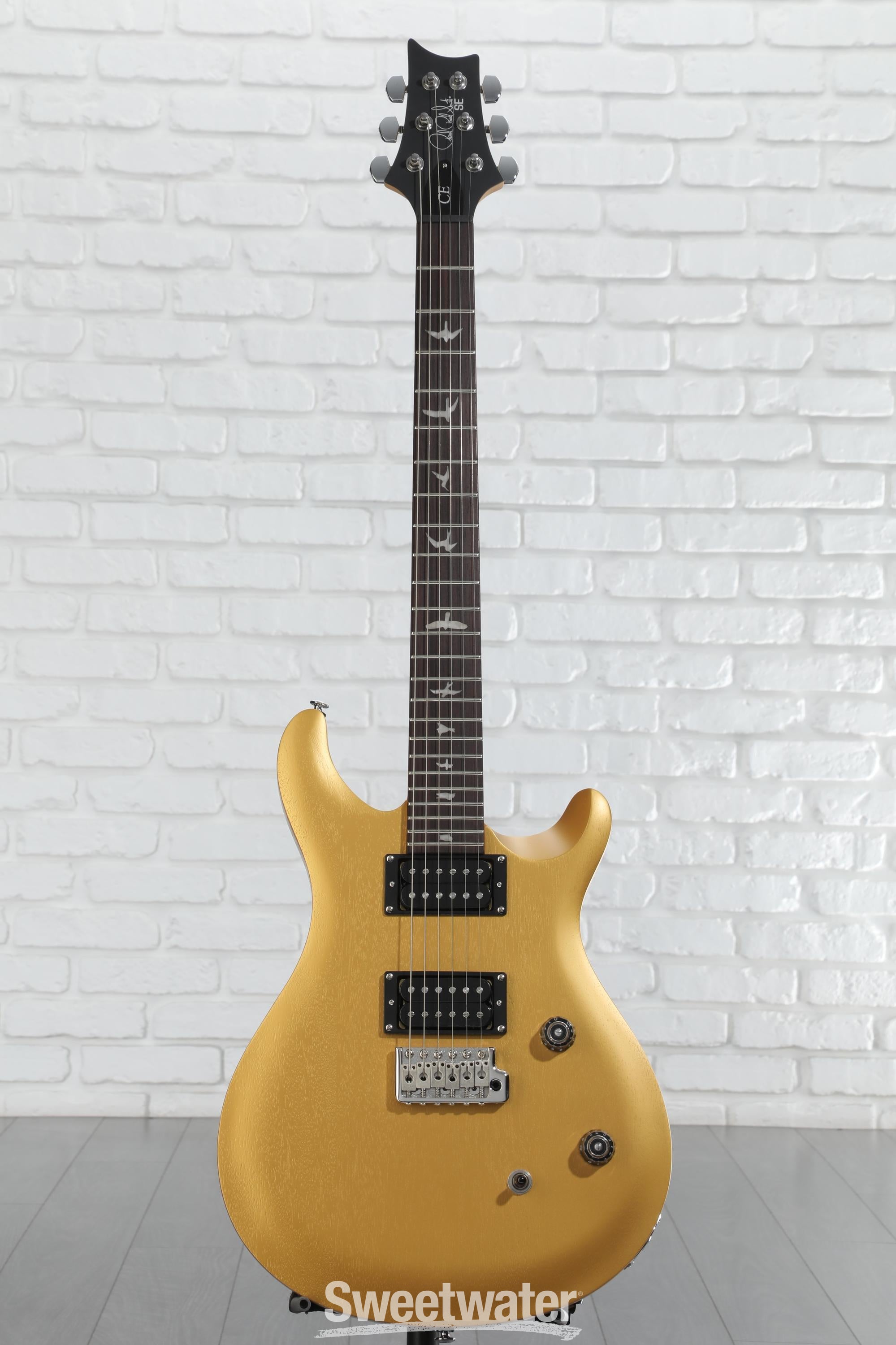 PRS SE CE 24 Standard Satin Electric Guitar - Metallic Gold