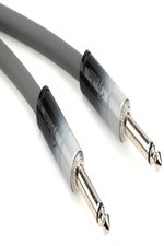 Photo of Fender Ombré Series Straight to Straight Instrument Cable - 10 foot, Silver Smoke