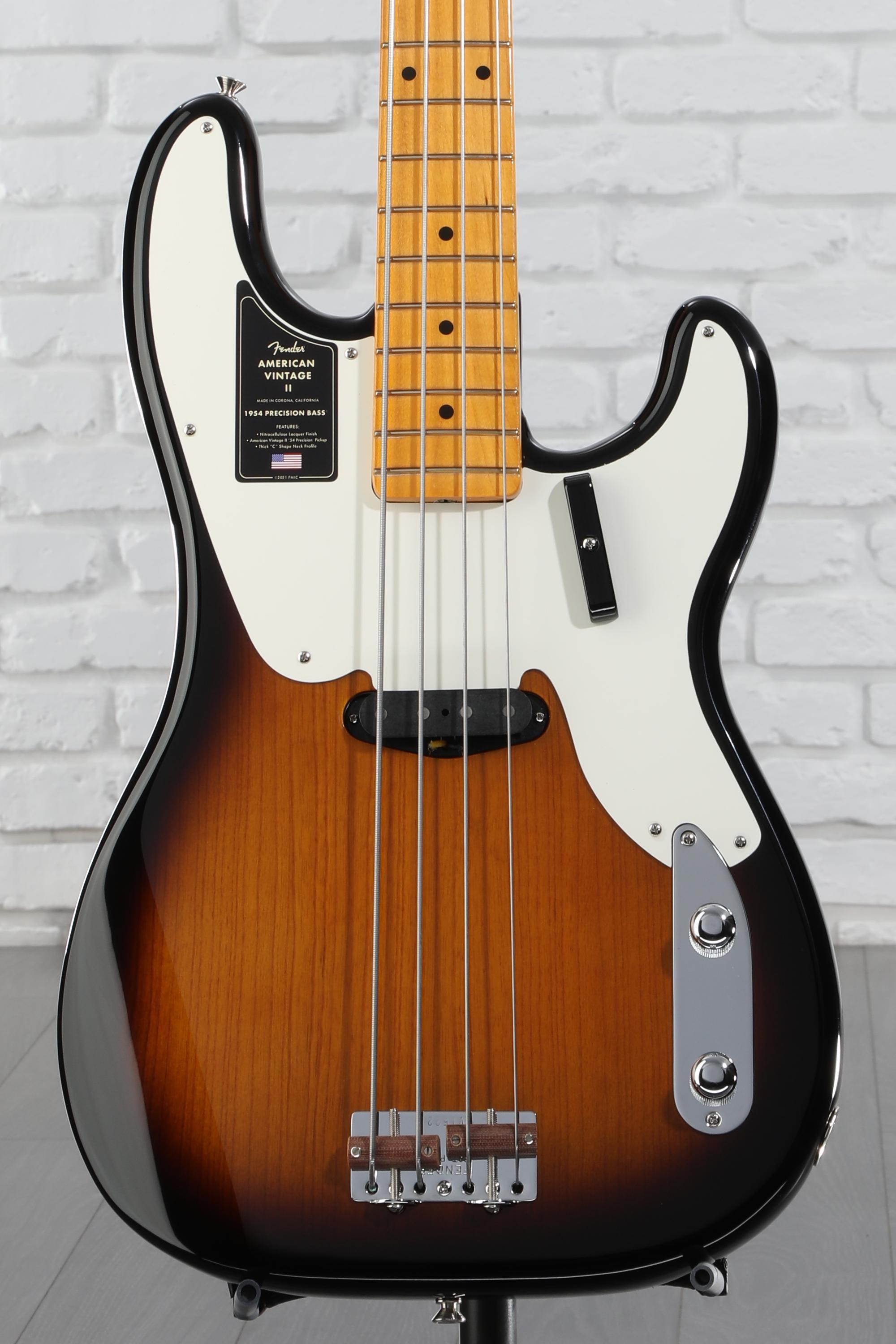 ベース Fender American Vintage Precision Bass Fender American Vintage II 1954 Precision Bass - 2-tone
