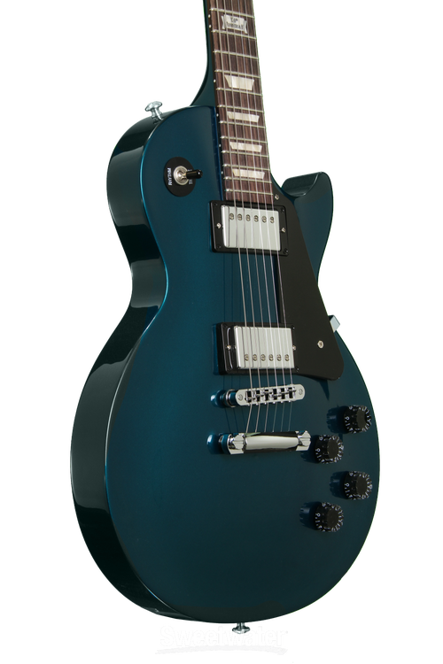 Gibson Les Paul Studio Pro - 2014, Teal Blue Candy | Sweetwater Gibson Les Paul Studio Pro - 2014, Teal Blue Candy | Sweetwater