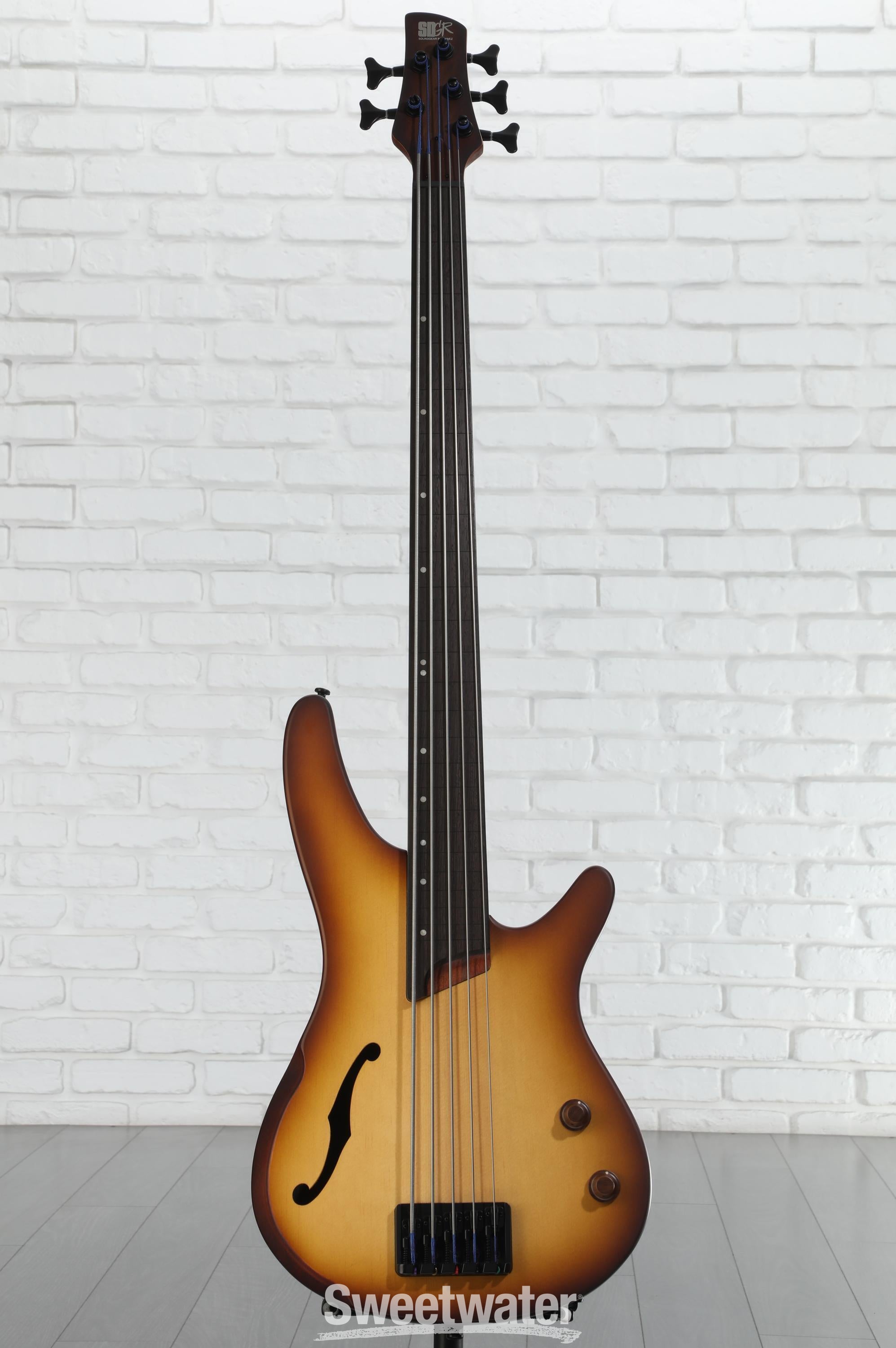 【10233】 Ibanez SRH505F フレットレスベース 5弦ベース Ibanez アイバニーズ SRH505F / Natural Browned Burst Flat