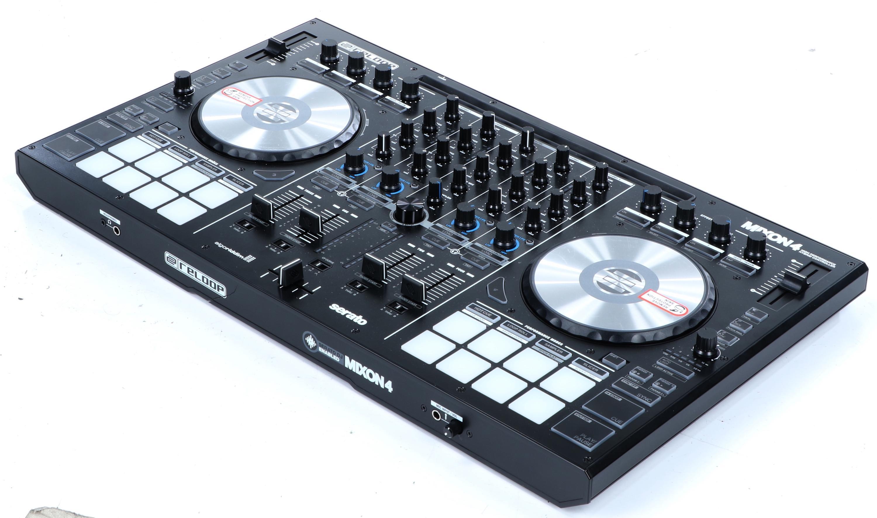 Reloop  DJコントローラ MIXON4 ミックスオン4 Amazon.co.jp: Reloop iOS/Android対応 DJコントローラ MIXON4