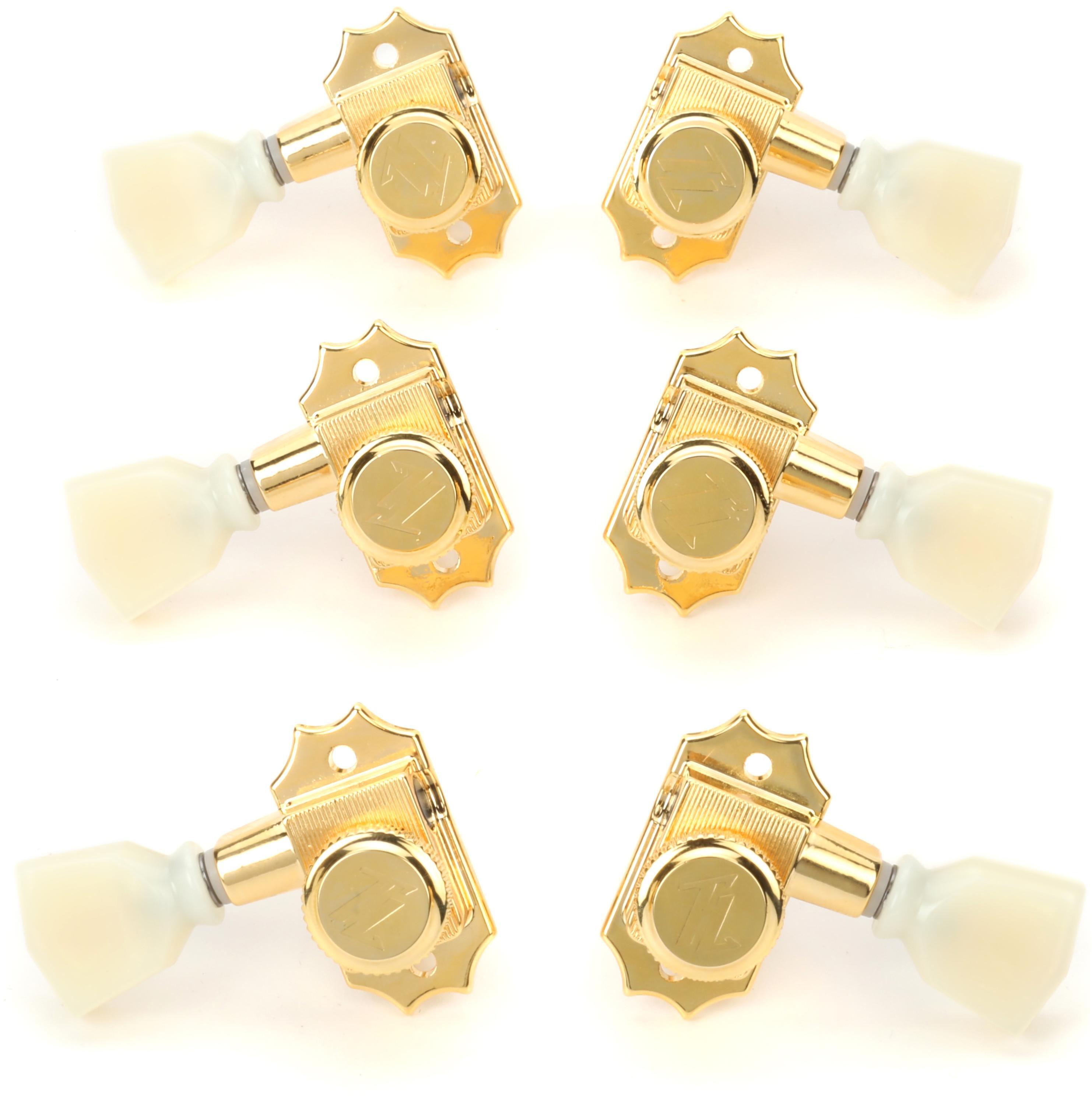 Photo of Allparts True Lok Vin-mod Style Locking Tuners - 3+3, Gold