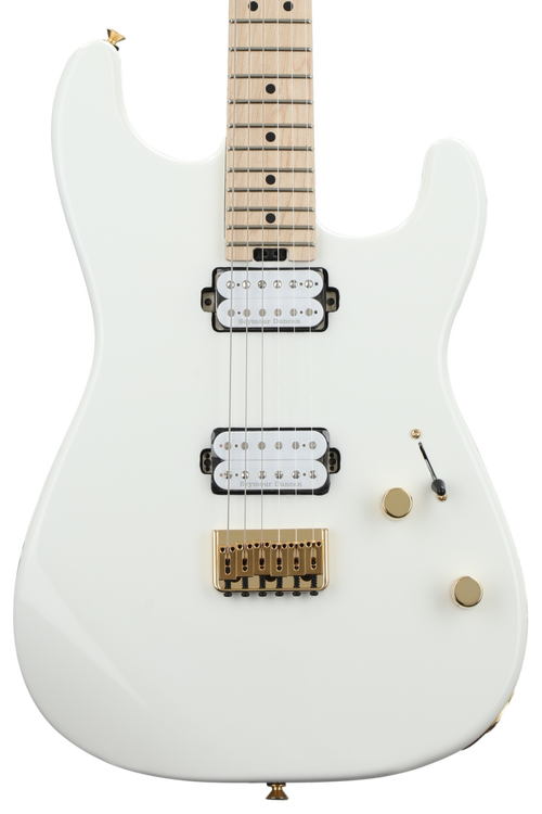 Charvel Pro-Mod San Dimas Style 1 HH HT - Snow White, Gold