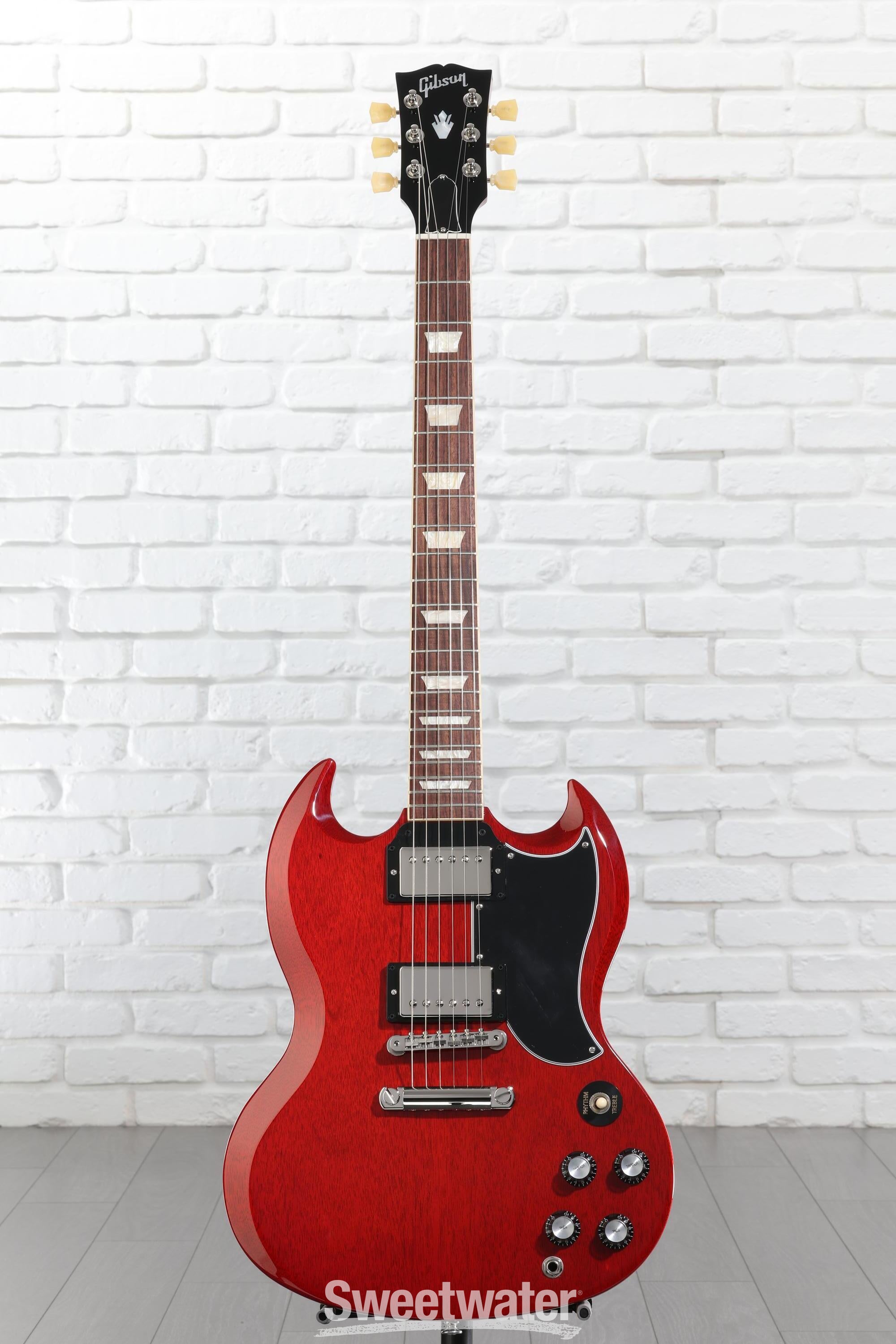 Gibson SG Standard ’61 Gibson SG Standard '61 Electric Guitar - Vintage Cherry | Sweetwater