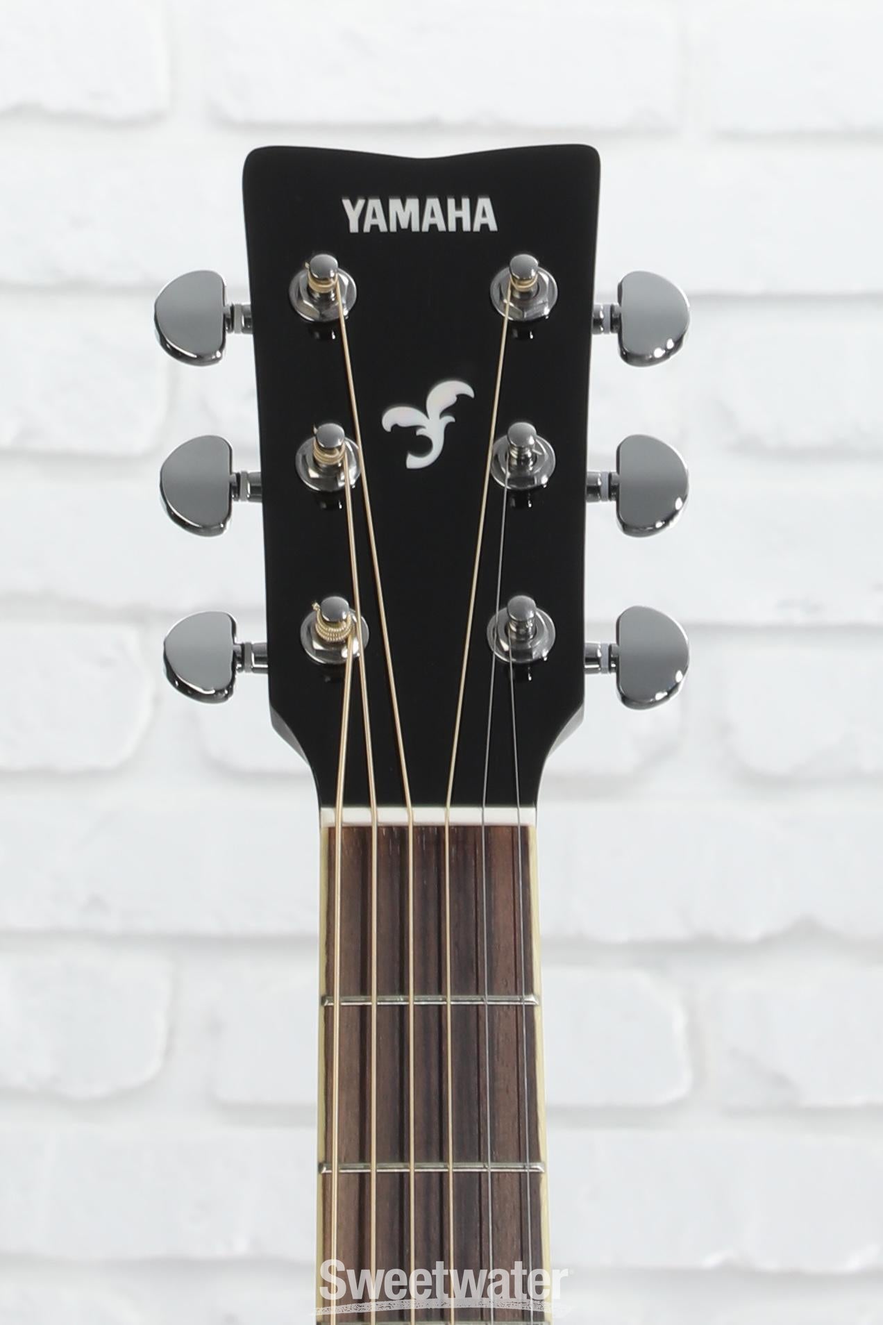 Yamaha FG-TA TransAcoustic Dreadnought Acoustic-electric Guitar - Black