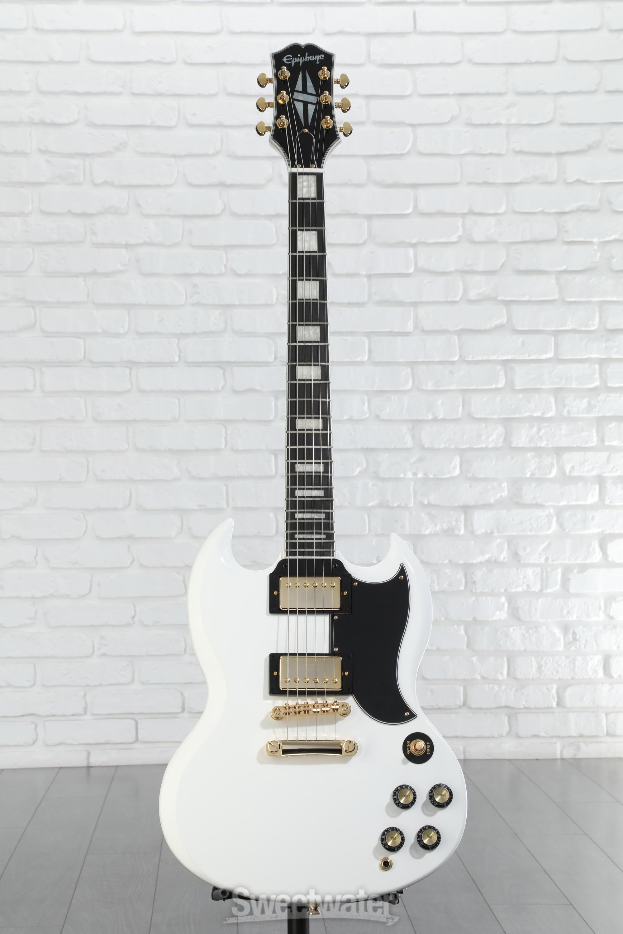 Epiphone SG Custom Electric Guitar - Alpine White | Sweetwater