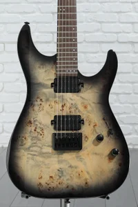 Schecter C-6 Pro Electric Guitar - Charcoal Burst, Sweetwater Exclusive