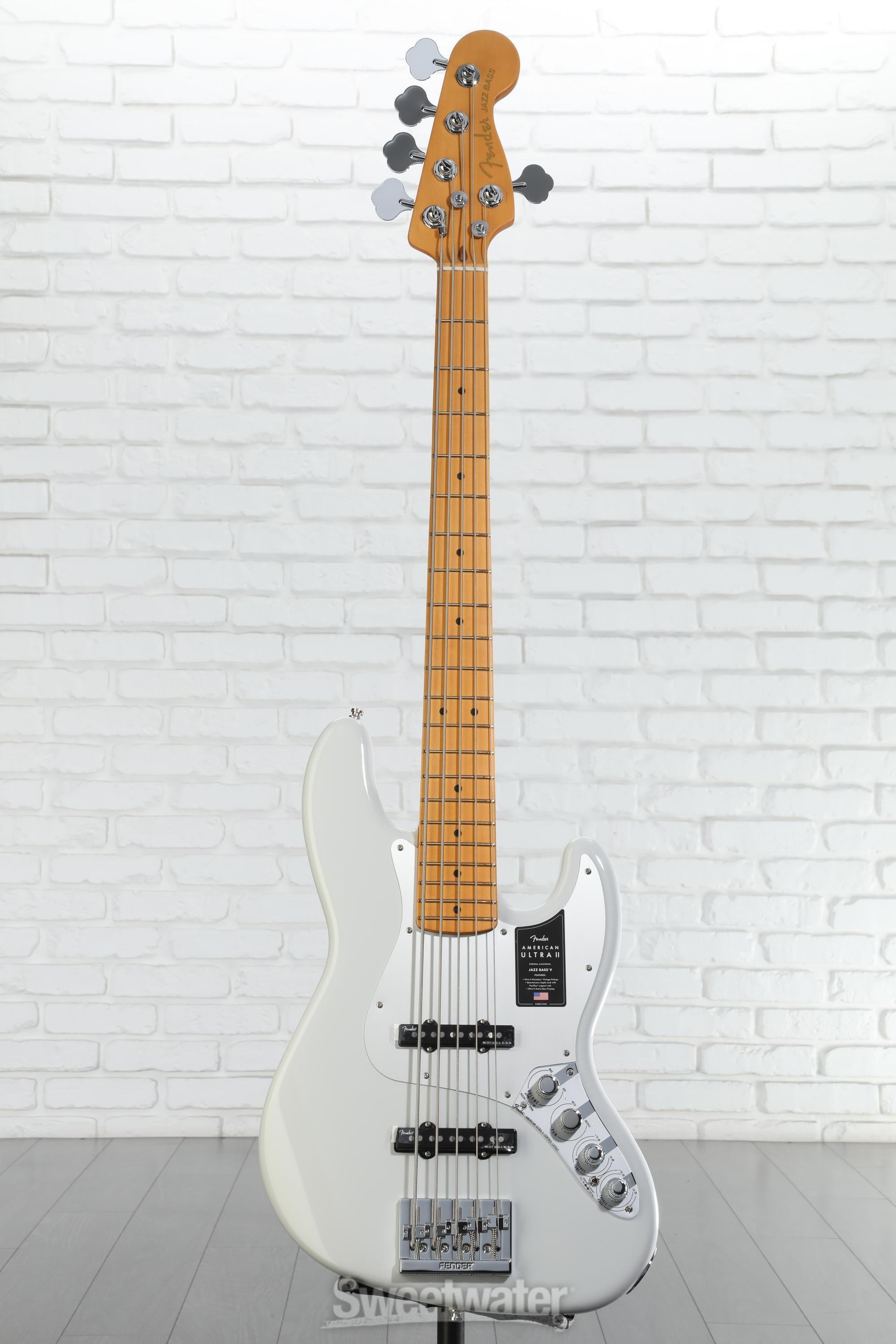 ベース Fender USA American Ultra II Jazz Bass Fender American Ultra II Jazz Bass - Ultraburst, Ebony