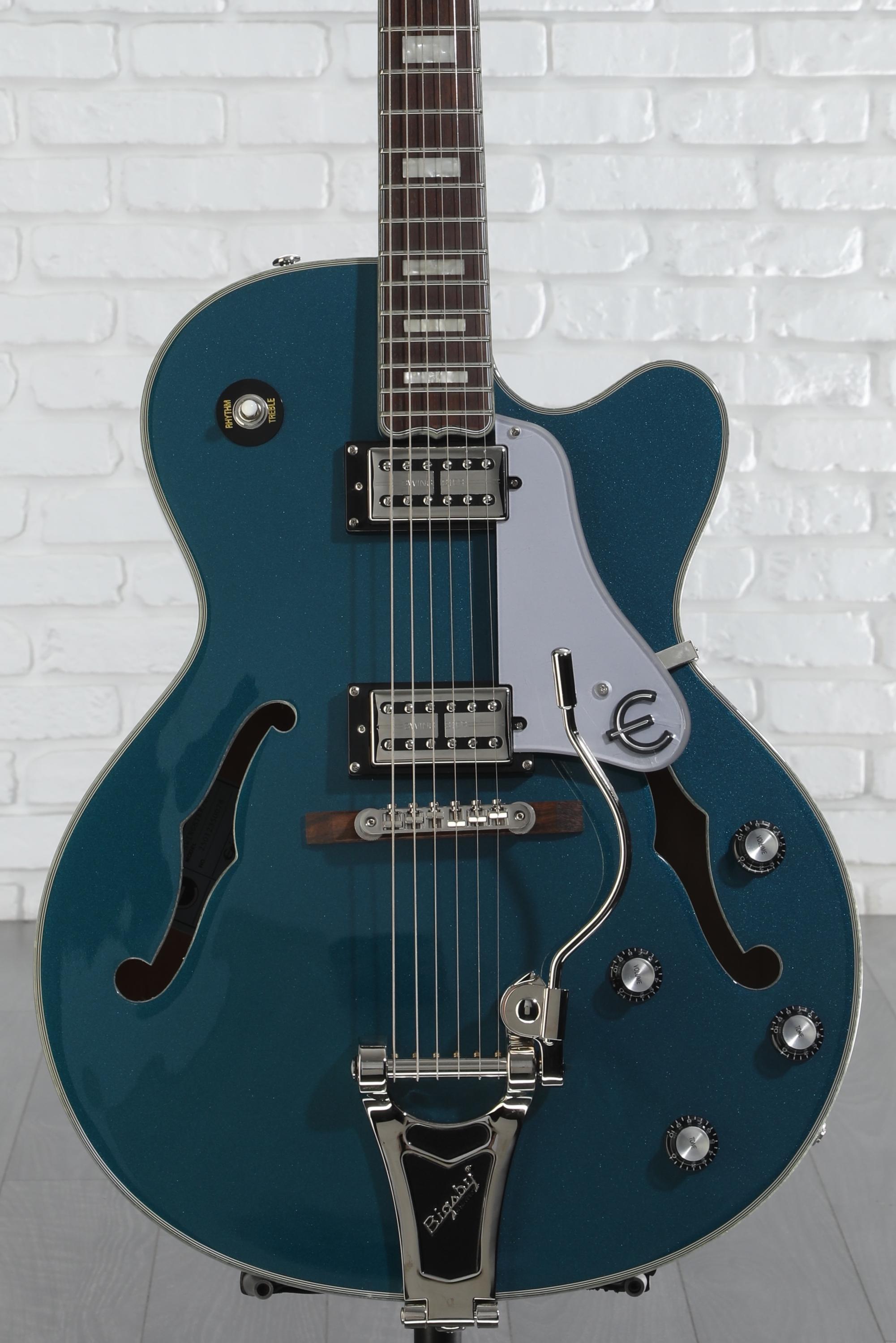 Epiphone Emperor Swingster Hollowbody - Delta Blue Metallic