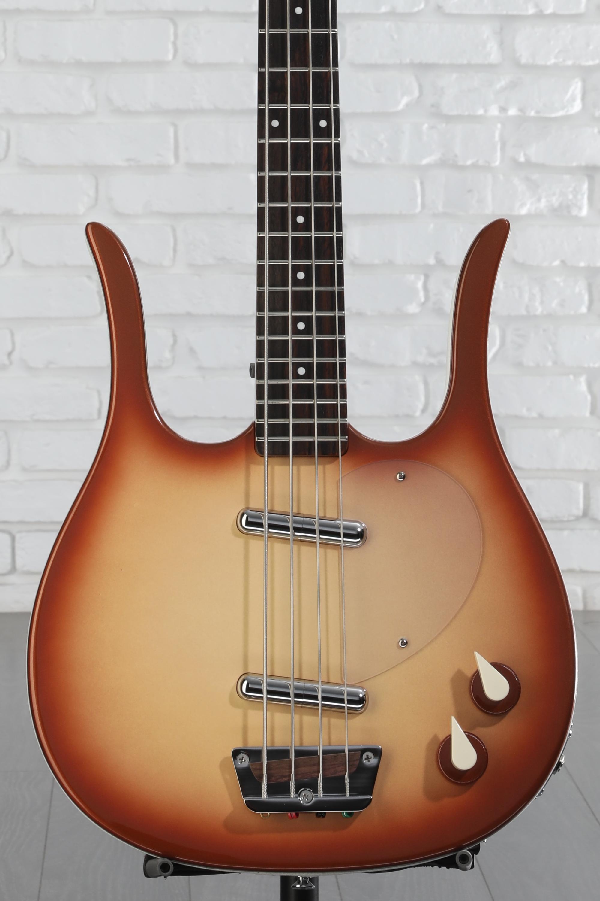 Danelectro longhorn bass 新品 Danelectro Longhorn Bass Guitar - Copper Burst | Sweetwater