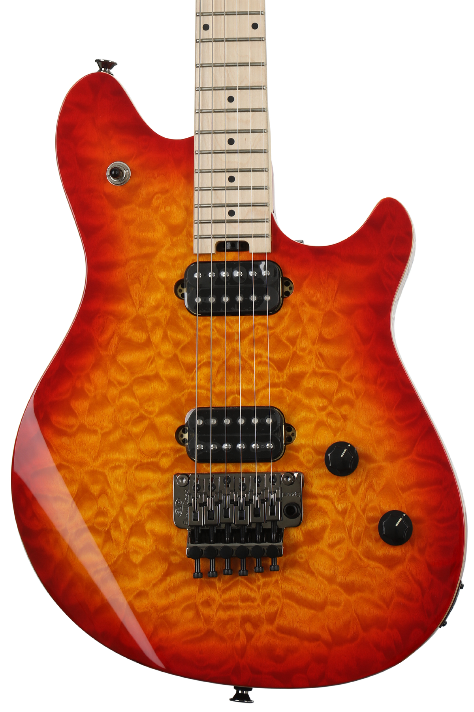 EVH Wolfgang WG Standard Quilt Maple Electric Guitar - Cherry