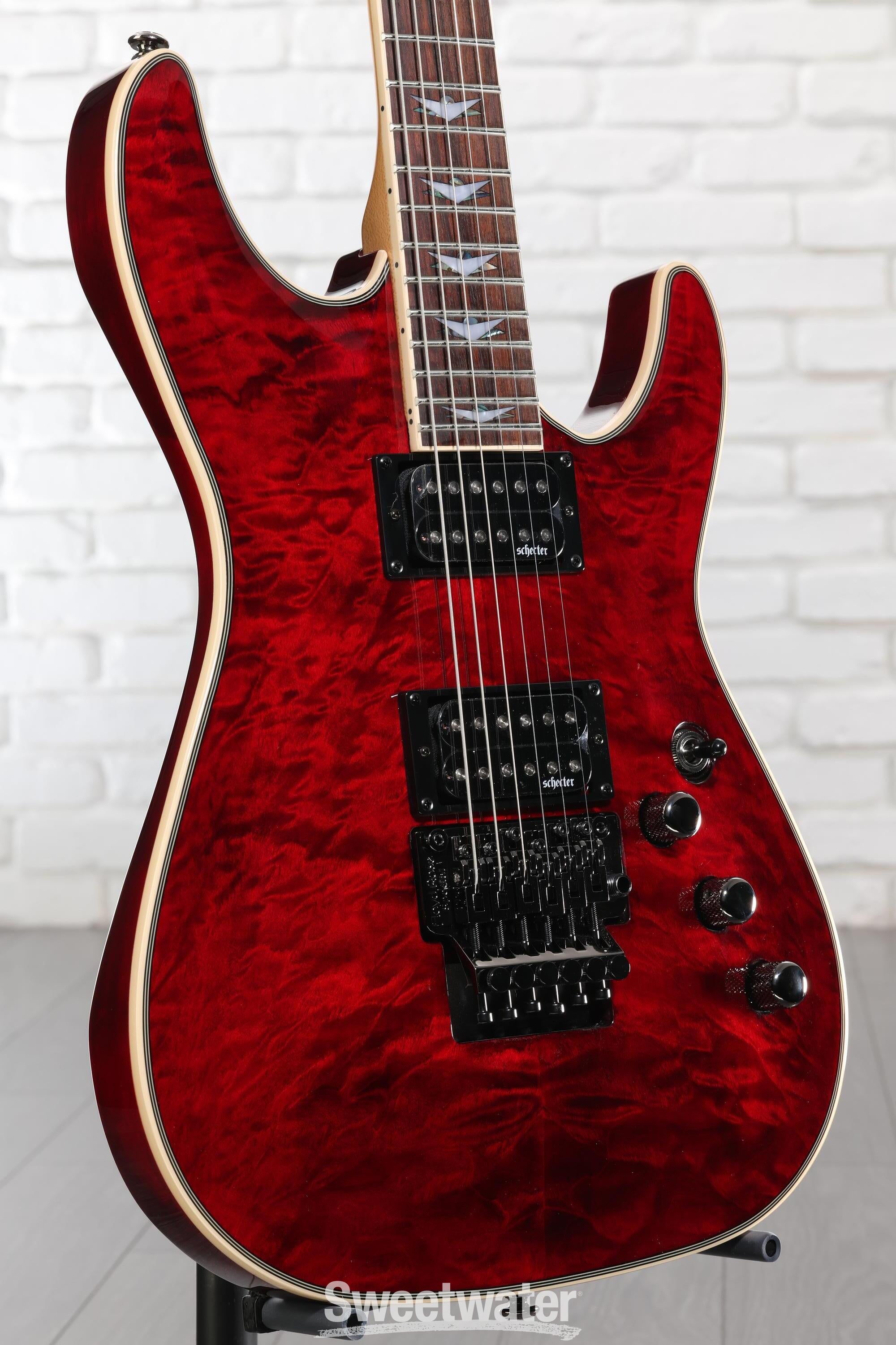 Schecter Omen Extreme-6 FR Electric Guitar - Black Cherry | Sweetwater