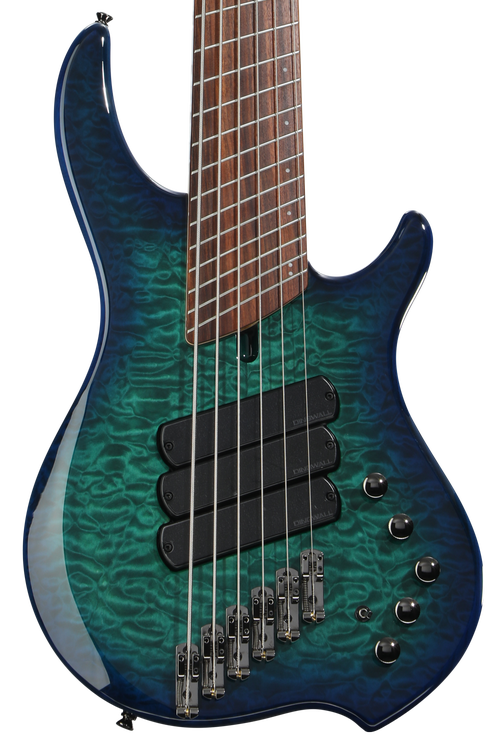 ベース Dingwall ABZ 6 Whale Blue Burst 6st Dingwall Guitars Combustion 6-string Electric Bass