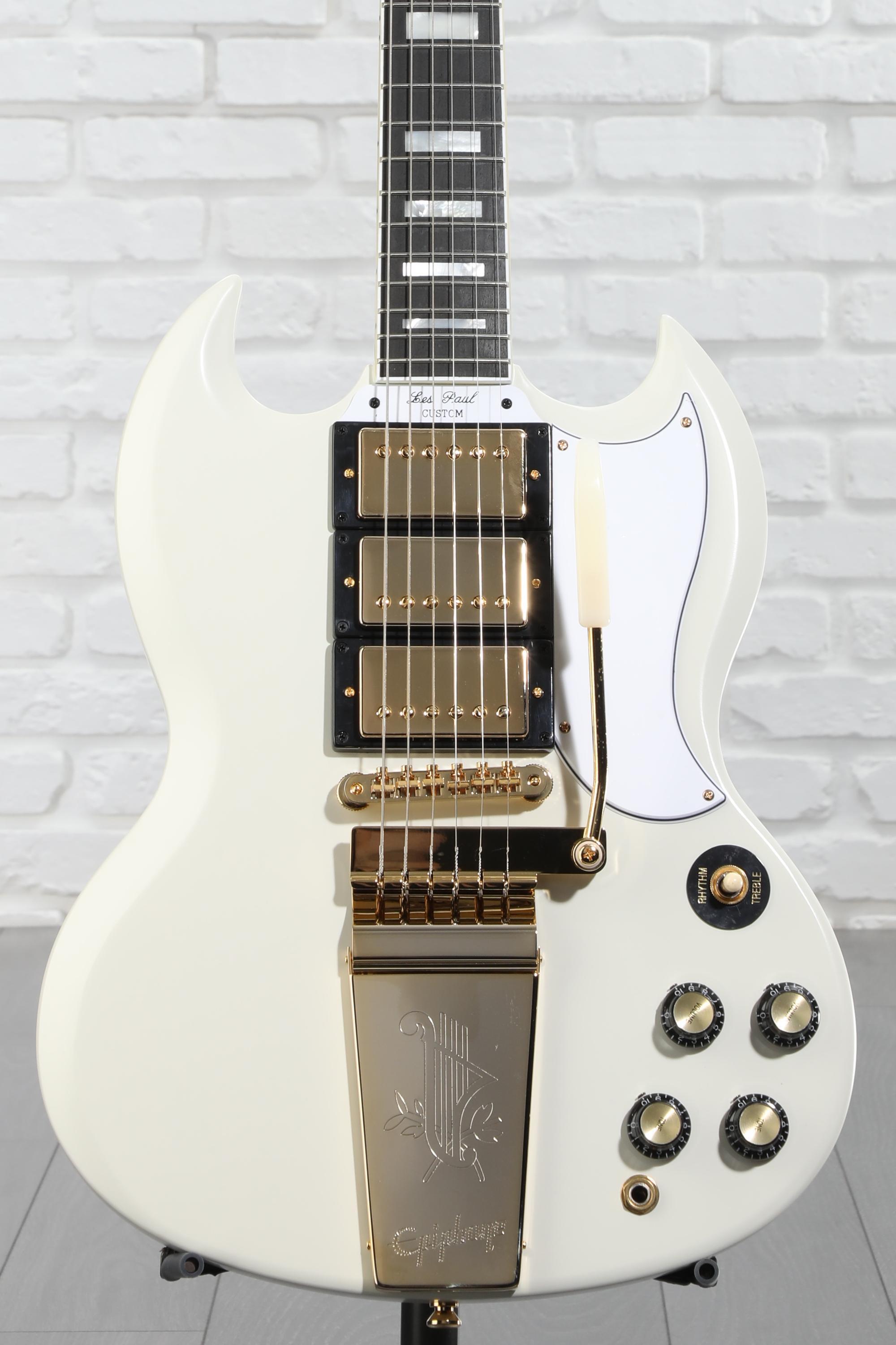 Epiphone 1963 SG Custom Electric Guitar - Classic White VOS