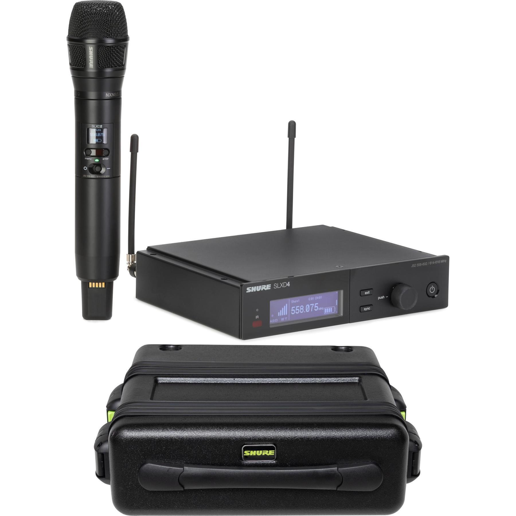 SHURE SLXD4 ets set bag付き　SLXD2マイク付き SHURE SLXD4 ets set bag付き SLXD2マイク付き SHURE SLXD4 ets
