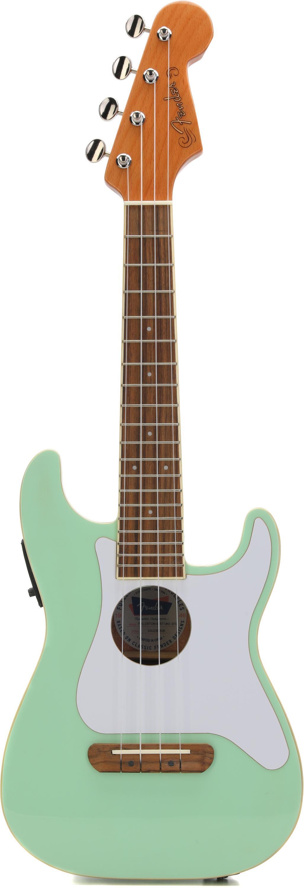 Bundled Item: Fender Fullerton Stratocaster Uke - Surf Green