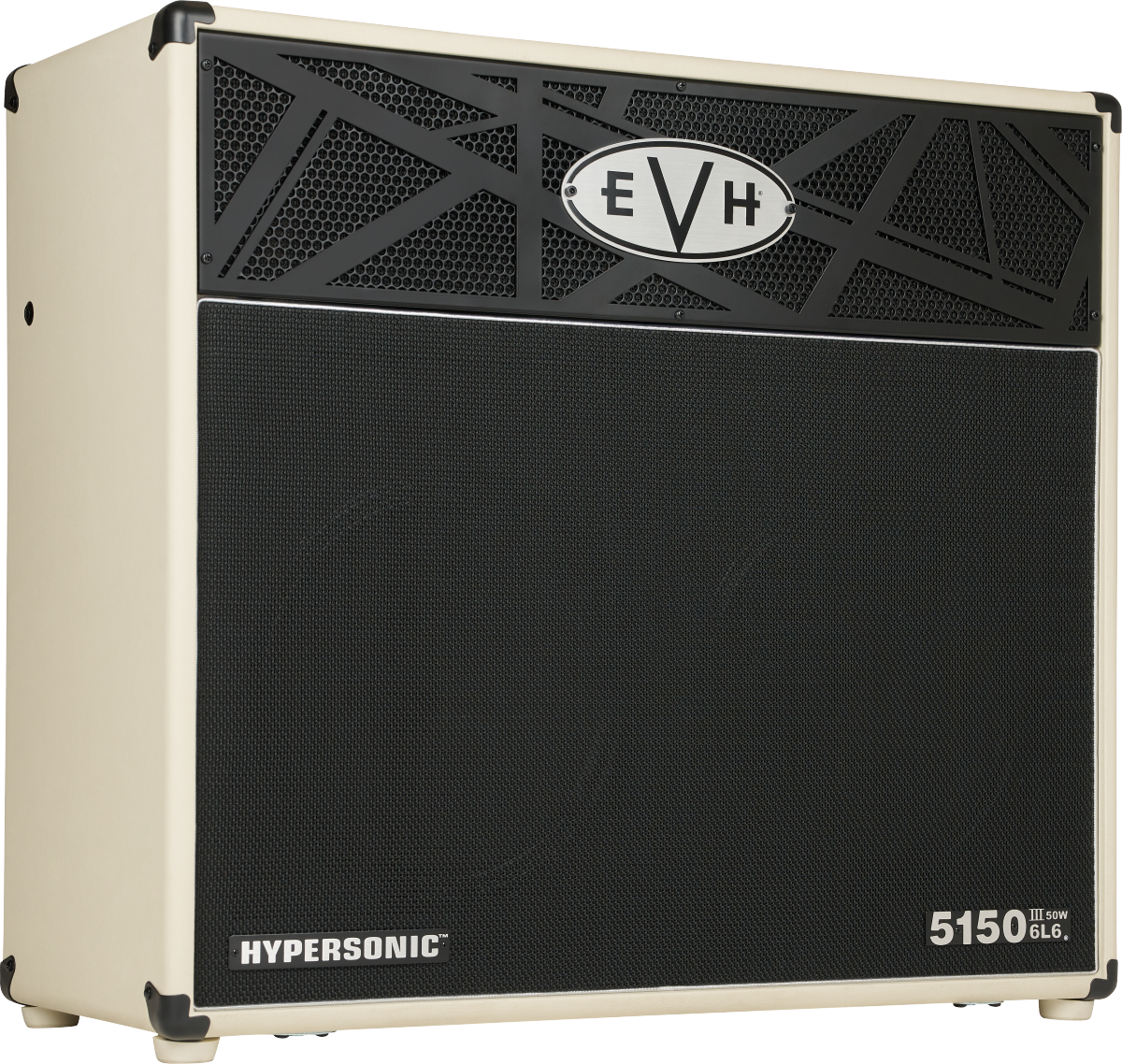 Photo of EVH 5150III Hypersonic 6L6 50-watt 2 x 12-inch Combo Amplifier - Ivory