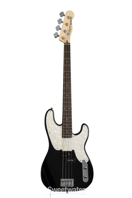 Squier Mike Dirnt P Bass - Black | Sweetwater Squier Mike Dirnt P Bass - Black | Sweetwater