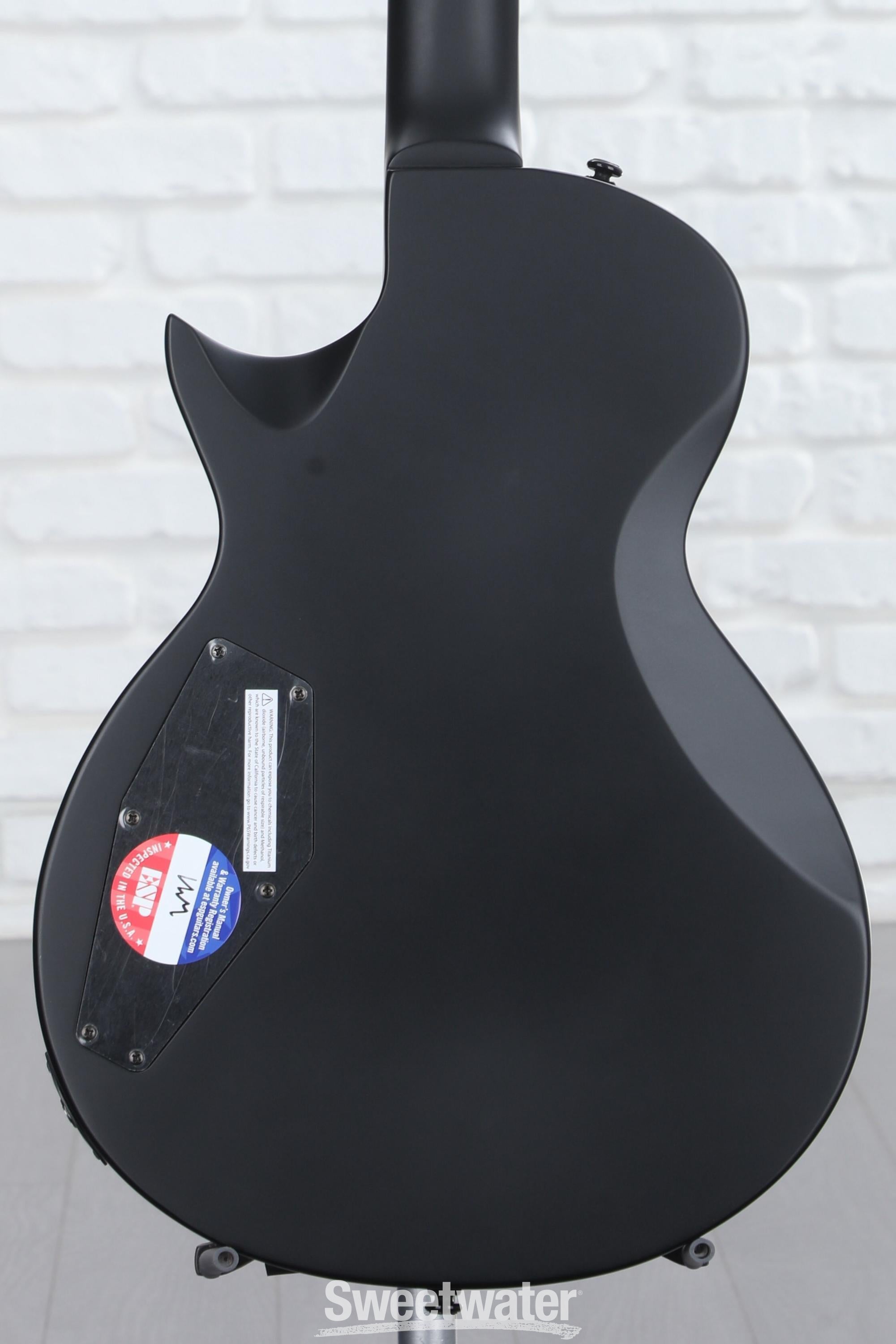 ESP LTD EC-201 Electric Guitar - Black Satin | Sweetwater