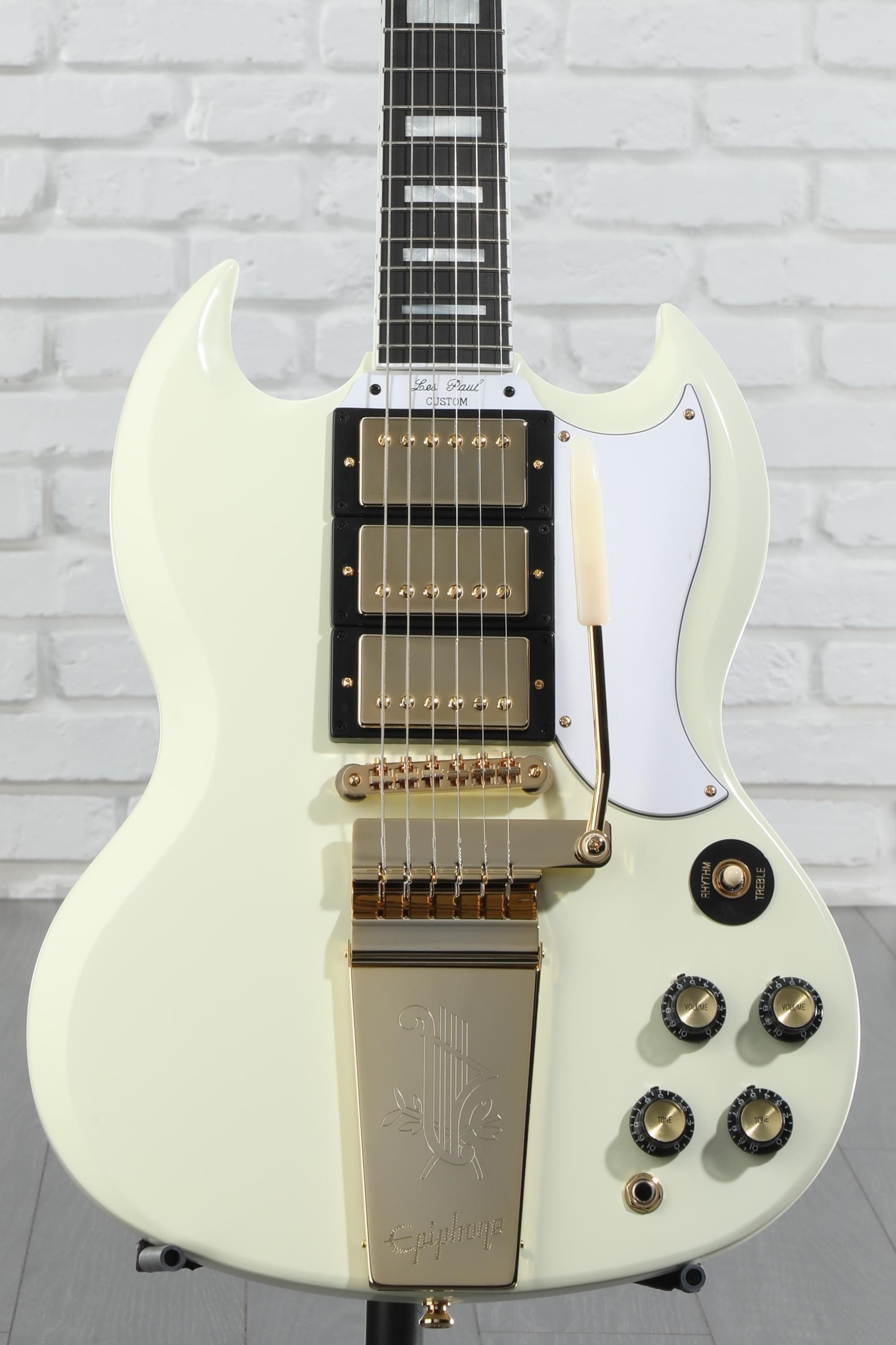 Epiphone 1963 SG Custom Electric Guitar - Classic White VOS