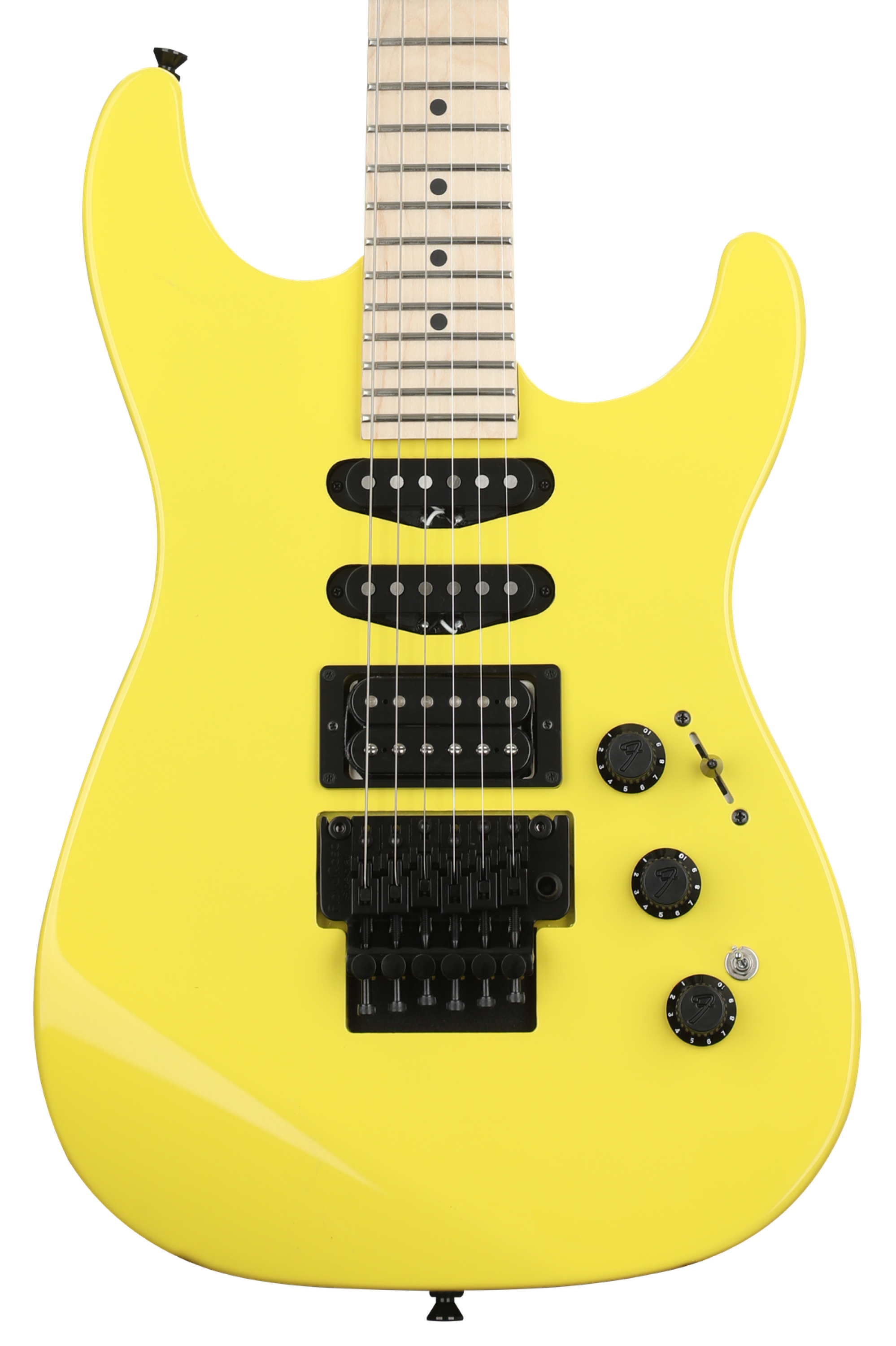 Fender Limited Edition HM Strat - Frozen Yellow | Sweetwater Fender Limited Edition HM Strat - Frozen Yellow | Sweetwater