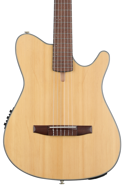 Ibanez FRH10N　チューナープリアンプ付き Ibanez FRH10N Thinline Nylon Acoustic-electric Guitar - Natural