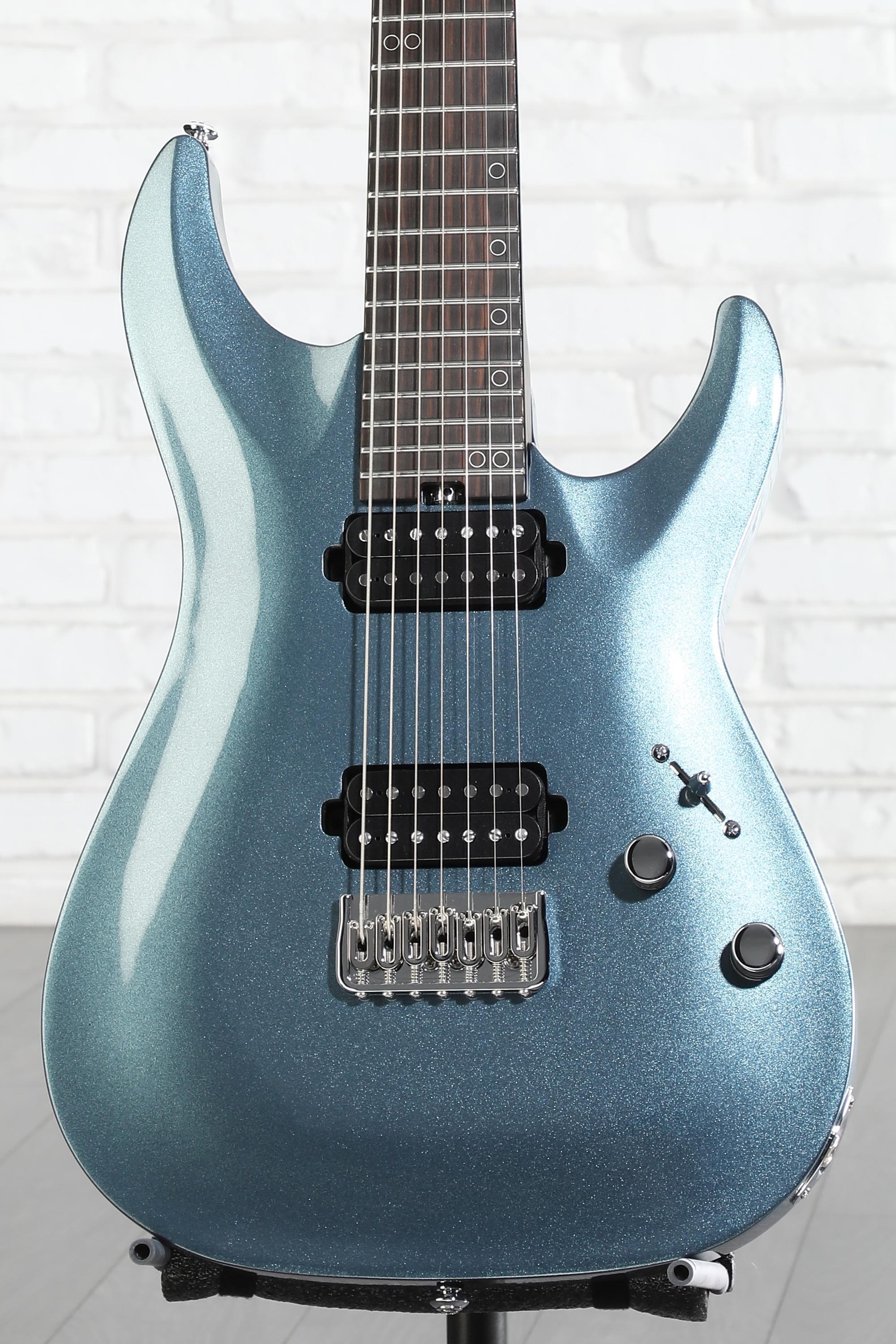 Schecter Aaron Marshall AM-7 7-string Electric Guitar - Cobalt