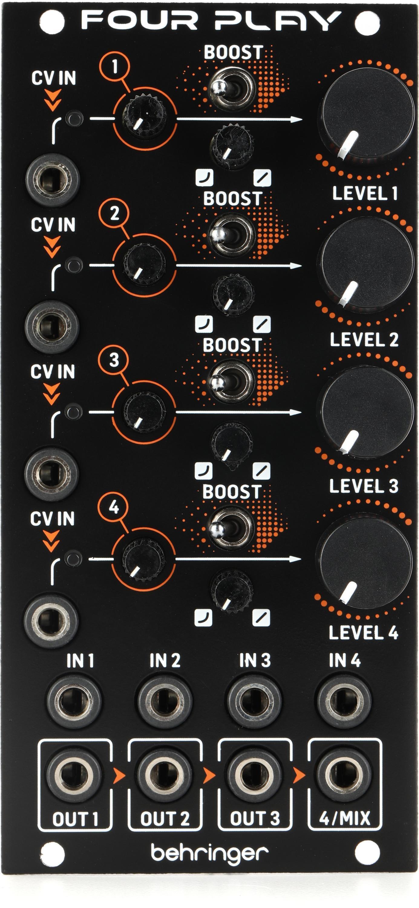 Behringer Four Play Quad VCA and Mixer Eurorack Module