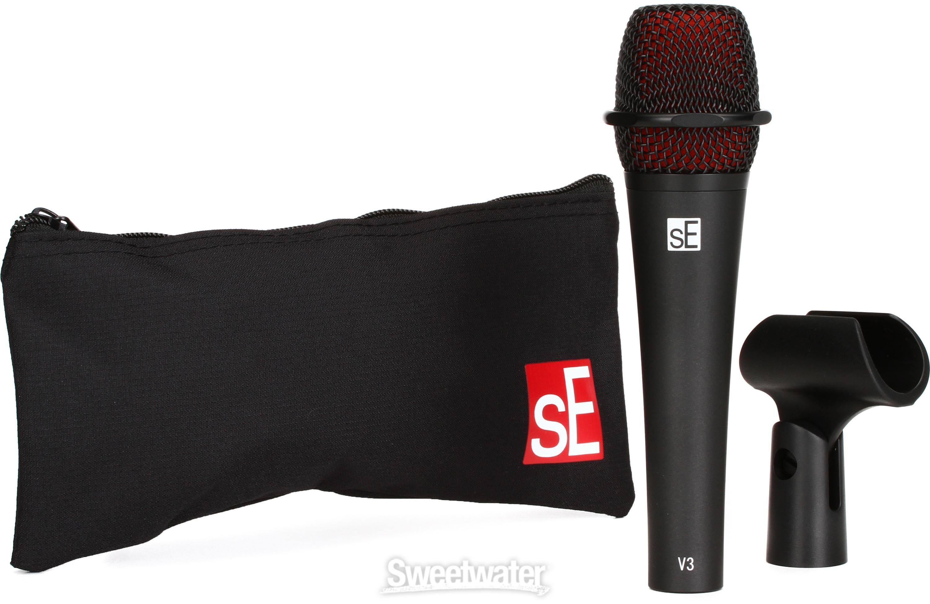 sE Electronics V3 Cardioid Dynamic Vocal Microphone and XLR