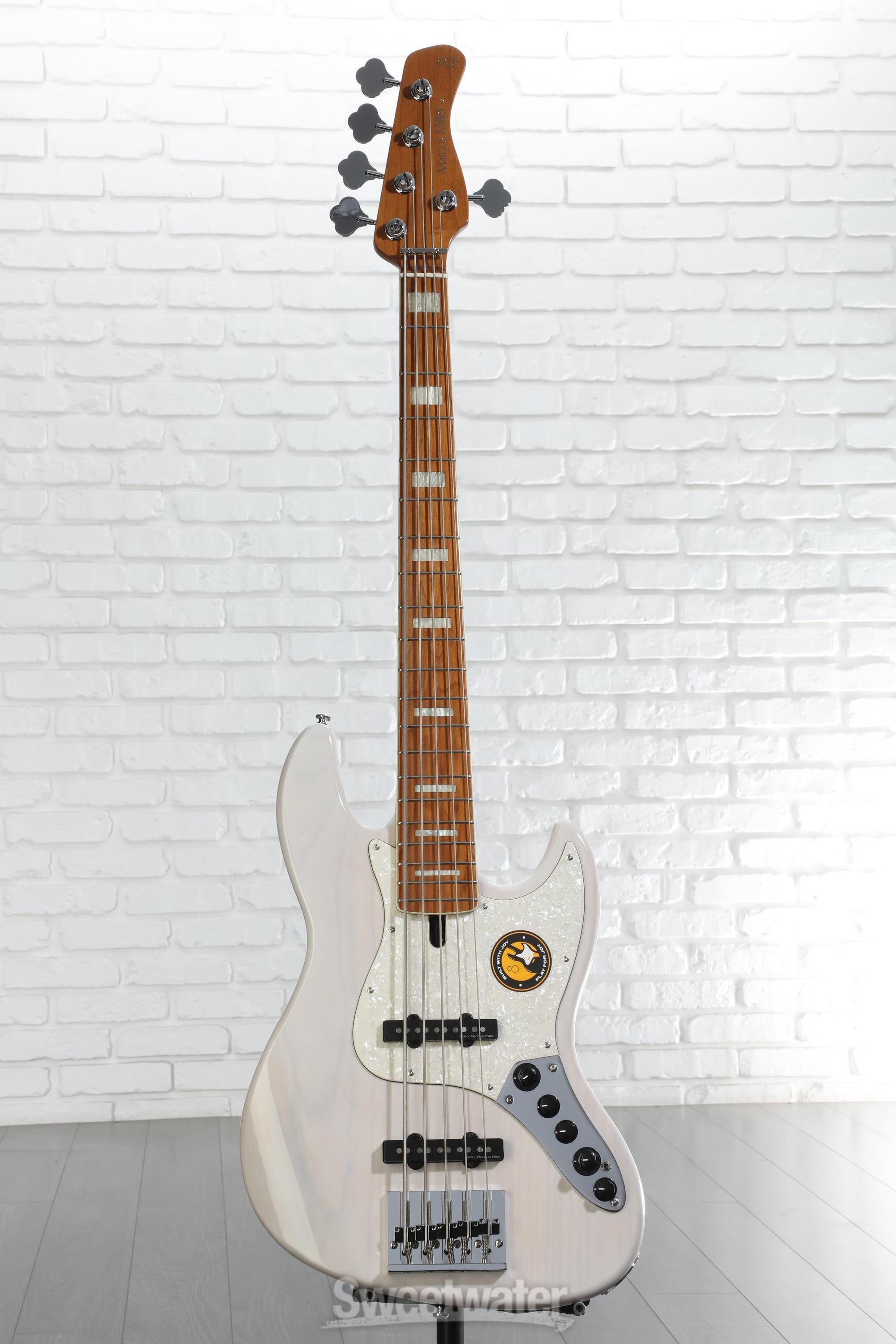 Sire Marcus Miller V8 5-string Electric Bass - White Blonde