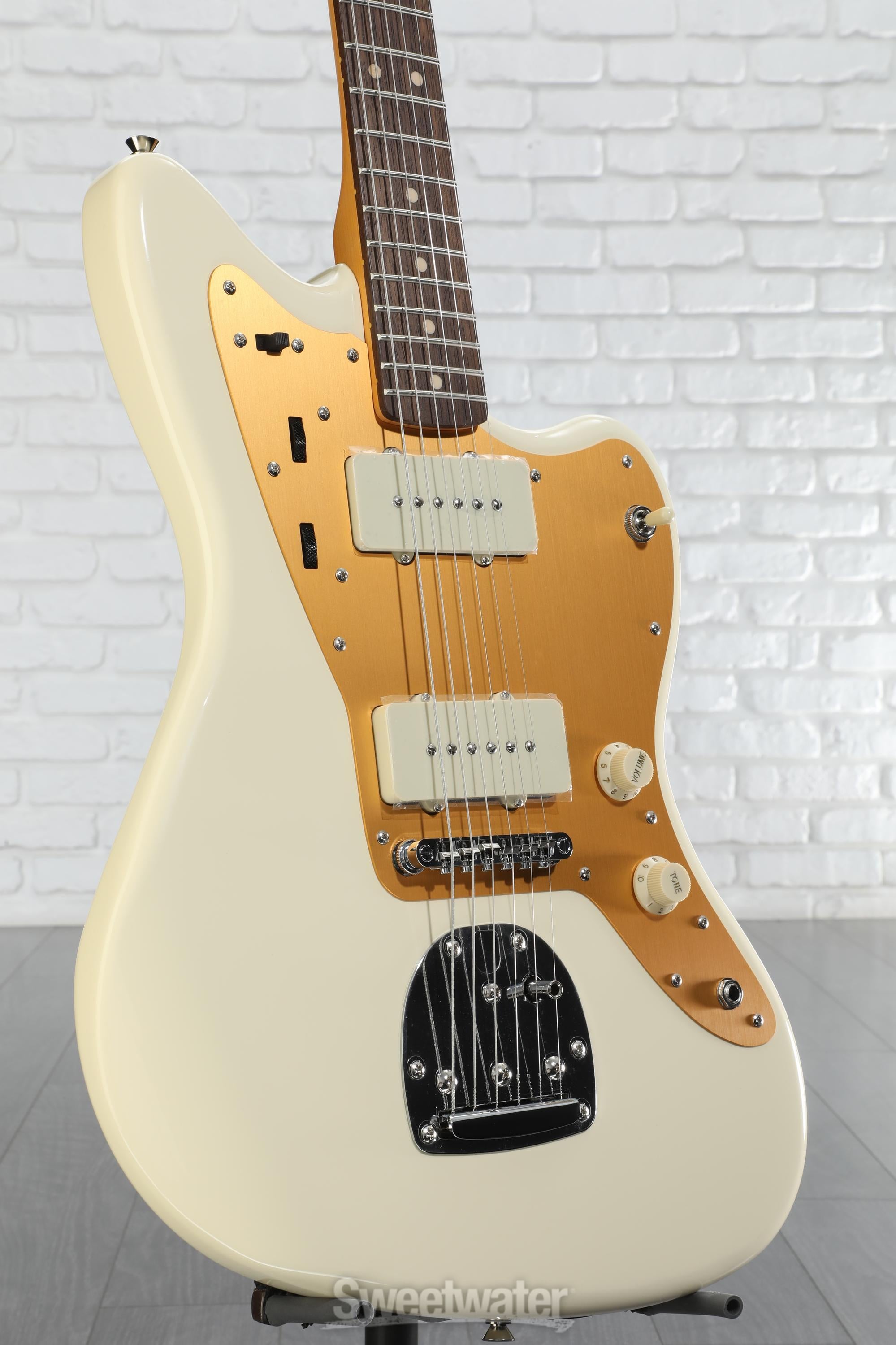 Squier Jazzmaster ホワイト Amazon.com: Squier J Mascis Jazzmaster Electric Guitar, with