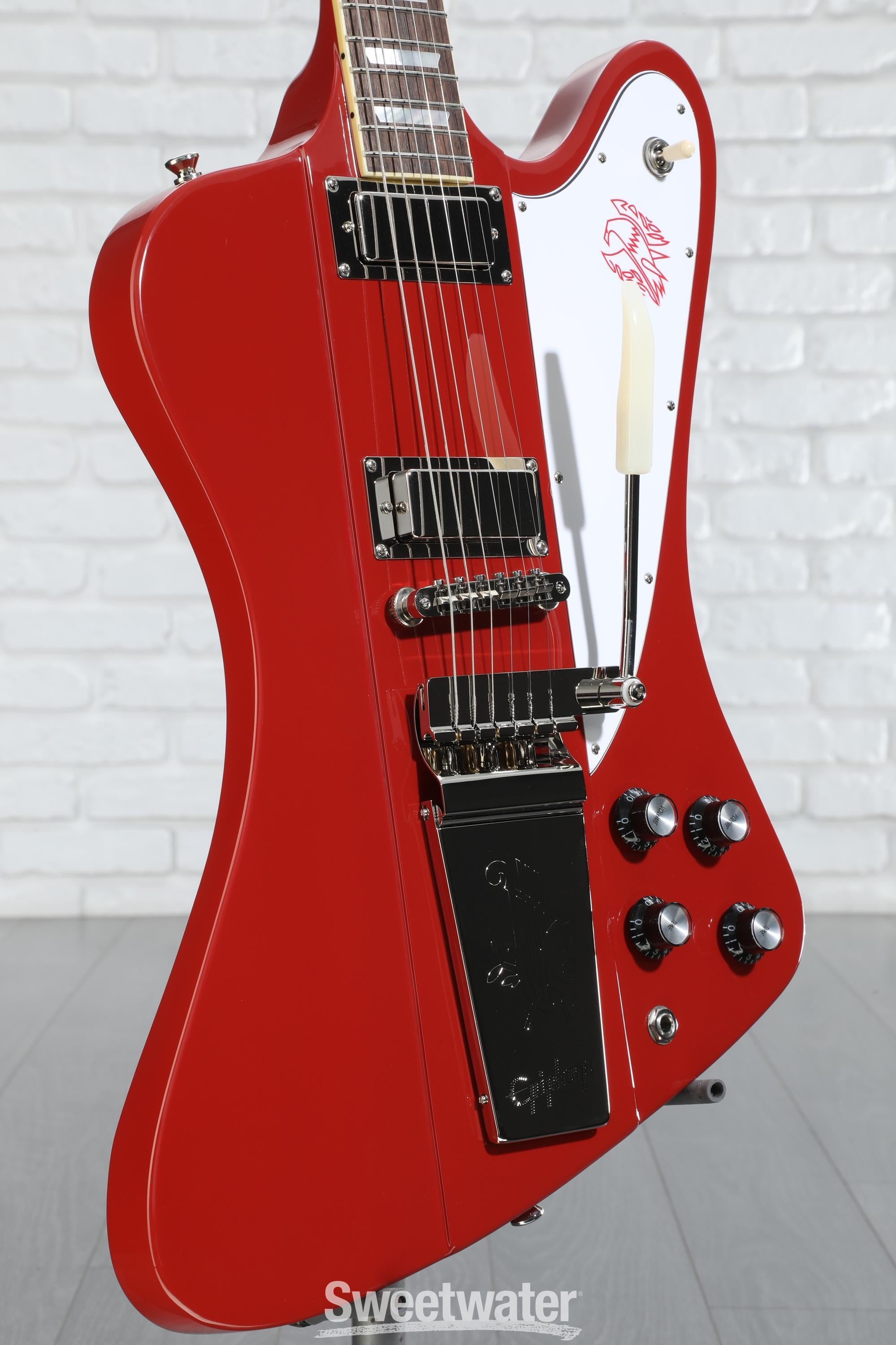 Epiphone 1963 Firebird V Electric Guitar - Ember Red