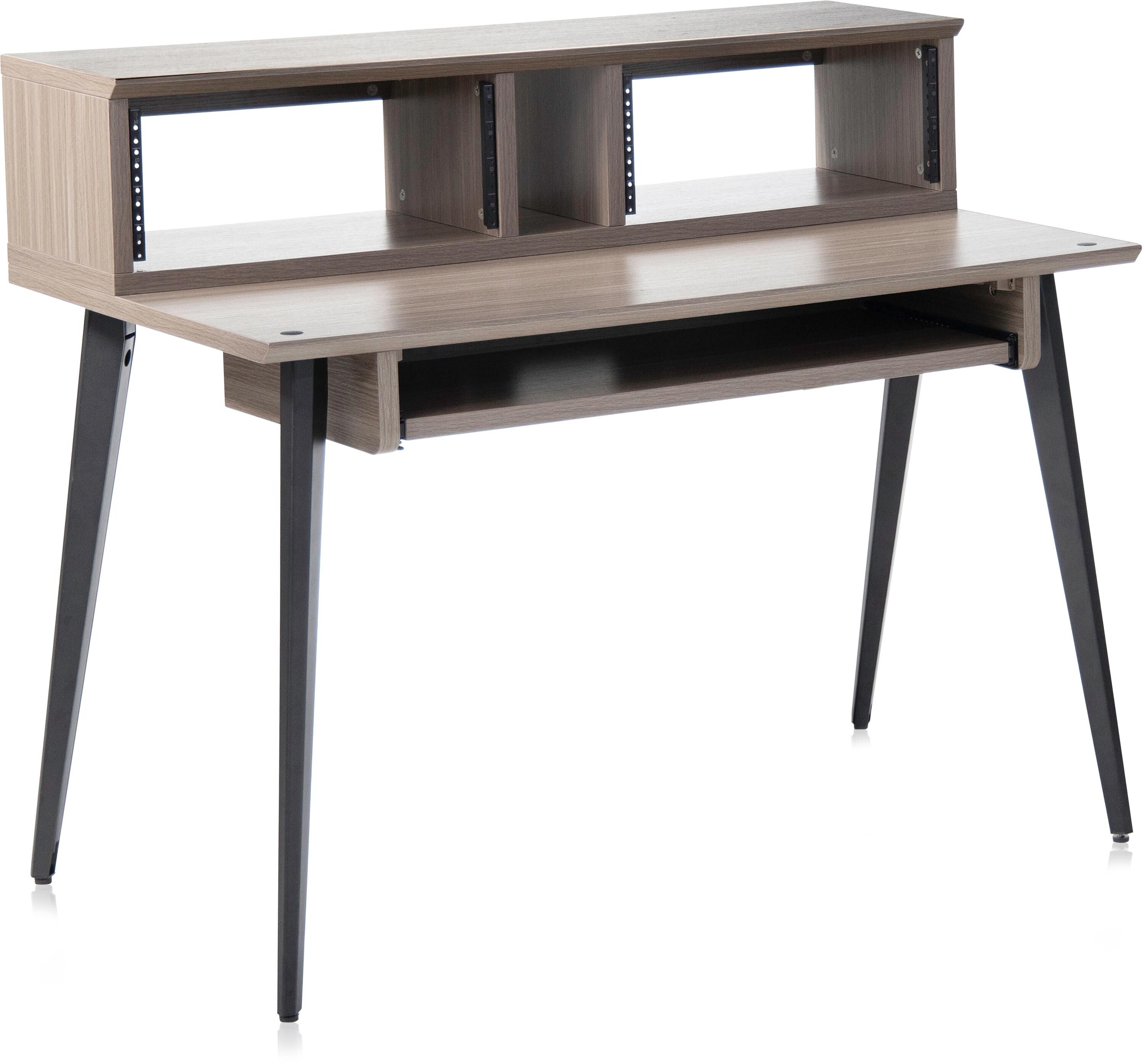 niko and デスク Gator Frameworks Elite Main Desk - Driftwood Grey | Sweetwater