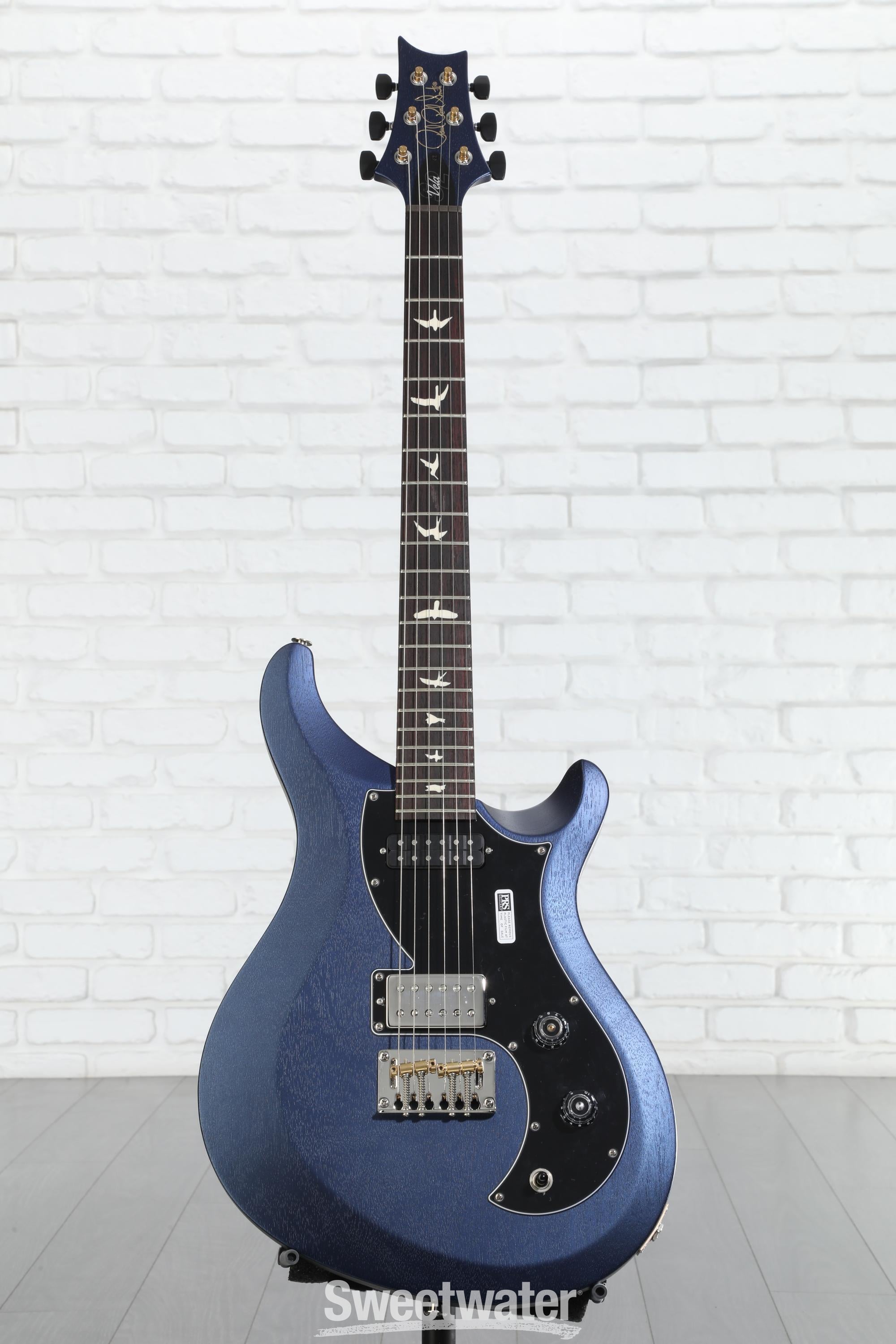 PRS S2 Vela Satin Electric Guitar - Metallic Midnight | Sweetwater