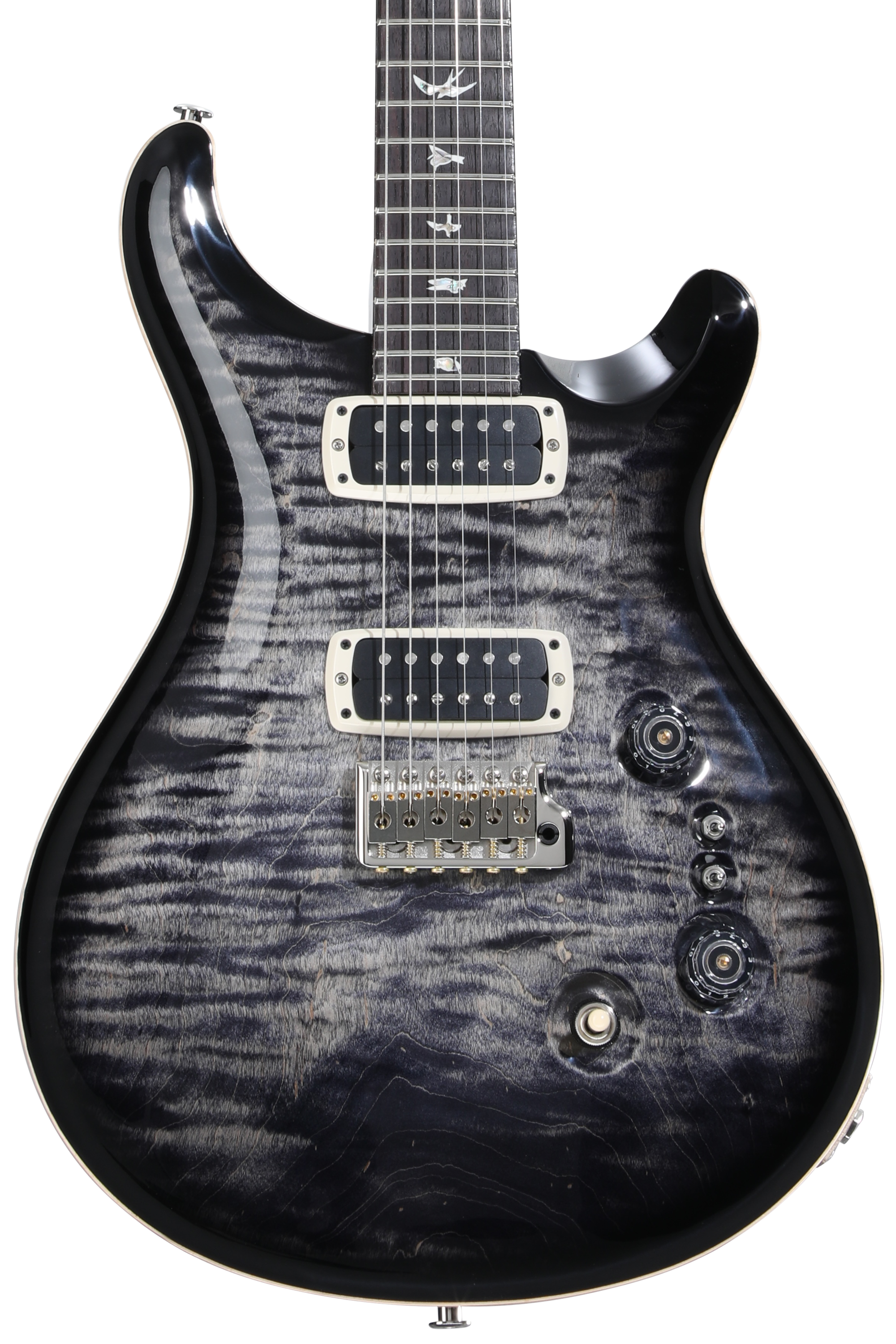 ギター PRS custom 24 PRS Custom 24-08 - Metallic Black #276 - Bay Tunes Guitars