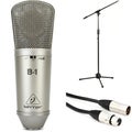 Photo of Behringer B-1 Large-diaphragm Condenser Microphone Bundle with Stand and Cable