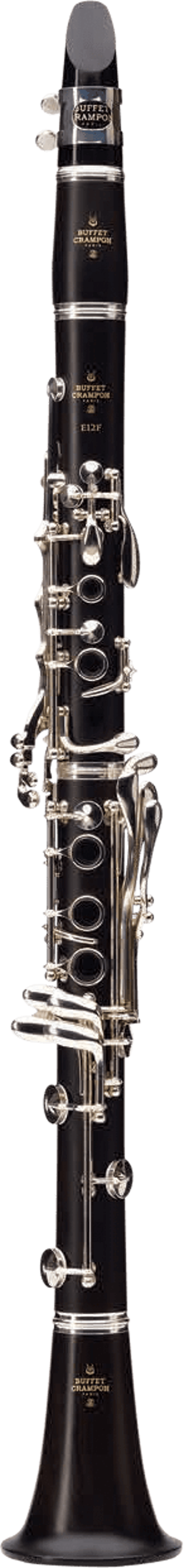 Buffet Crampon E-12F Intermediate Bb Clarinet with Silver-plated