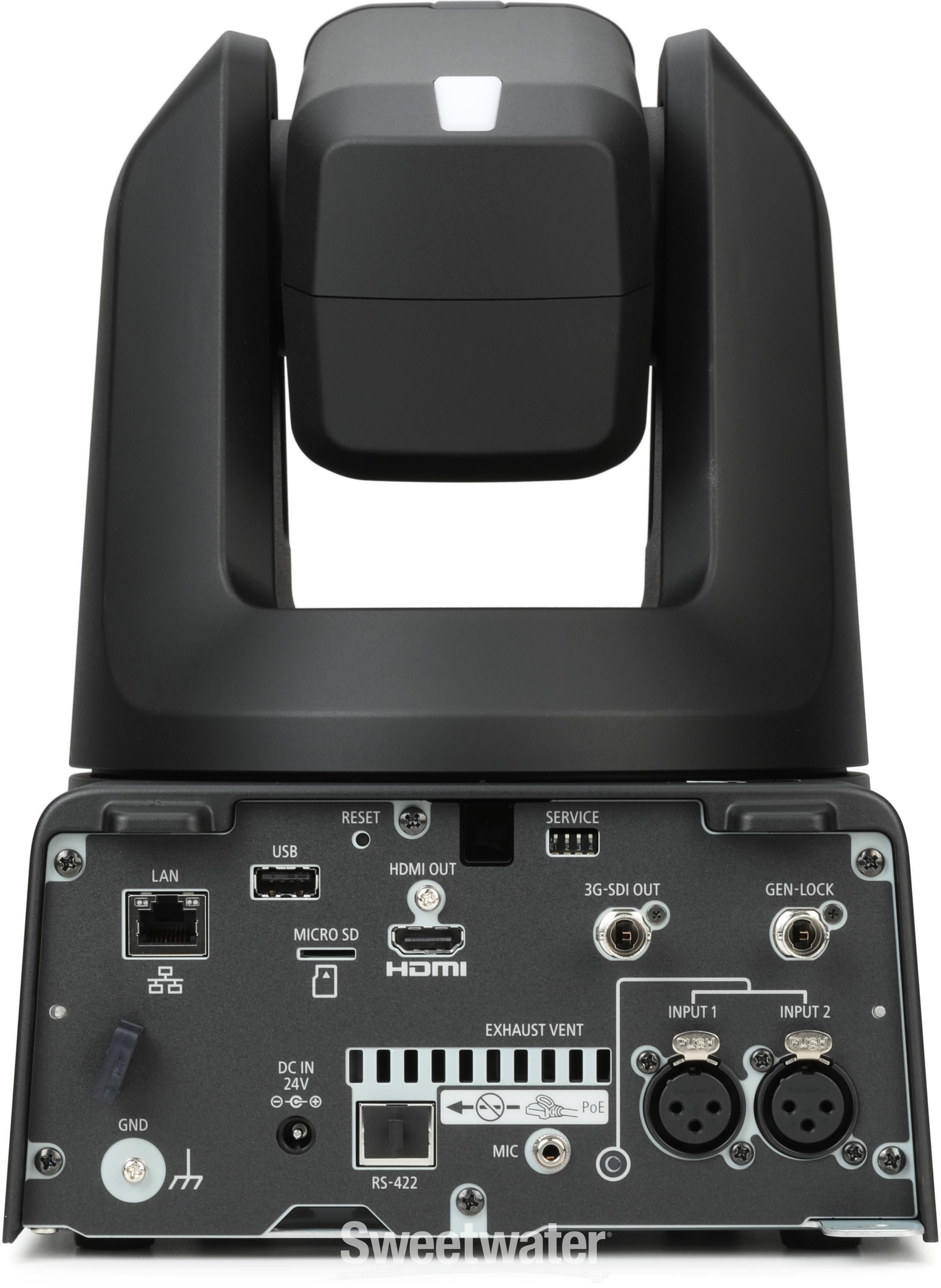 Canon CR-N500 4K UHD Indoor PTZ Camera - Black | Sweetwater