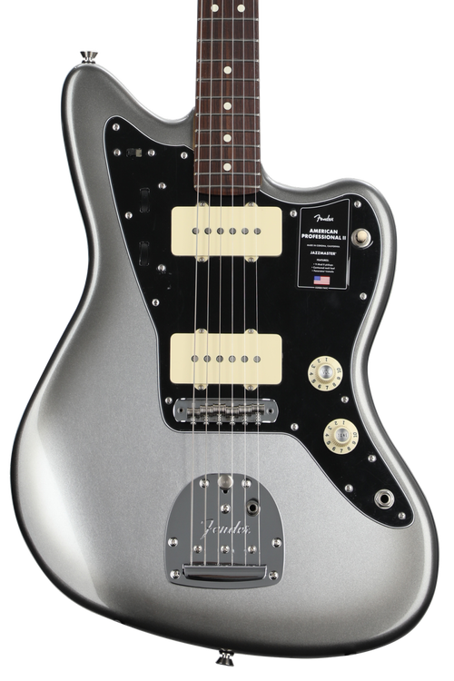 Fender American Professional II Jazzmaster - Mercury with Rosewood  Fingerboard | Sweetwater