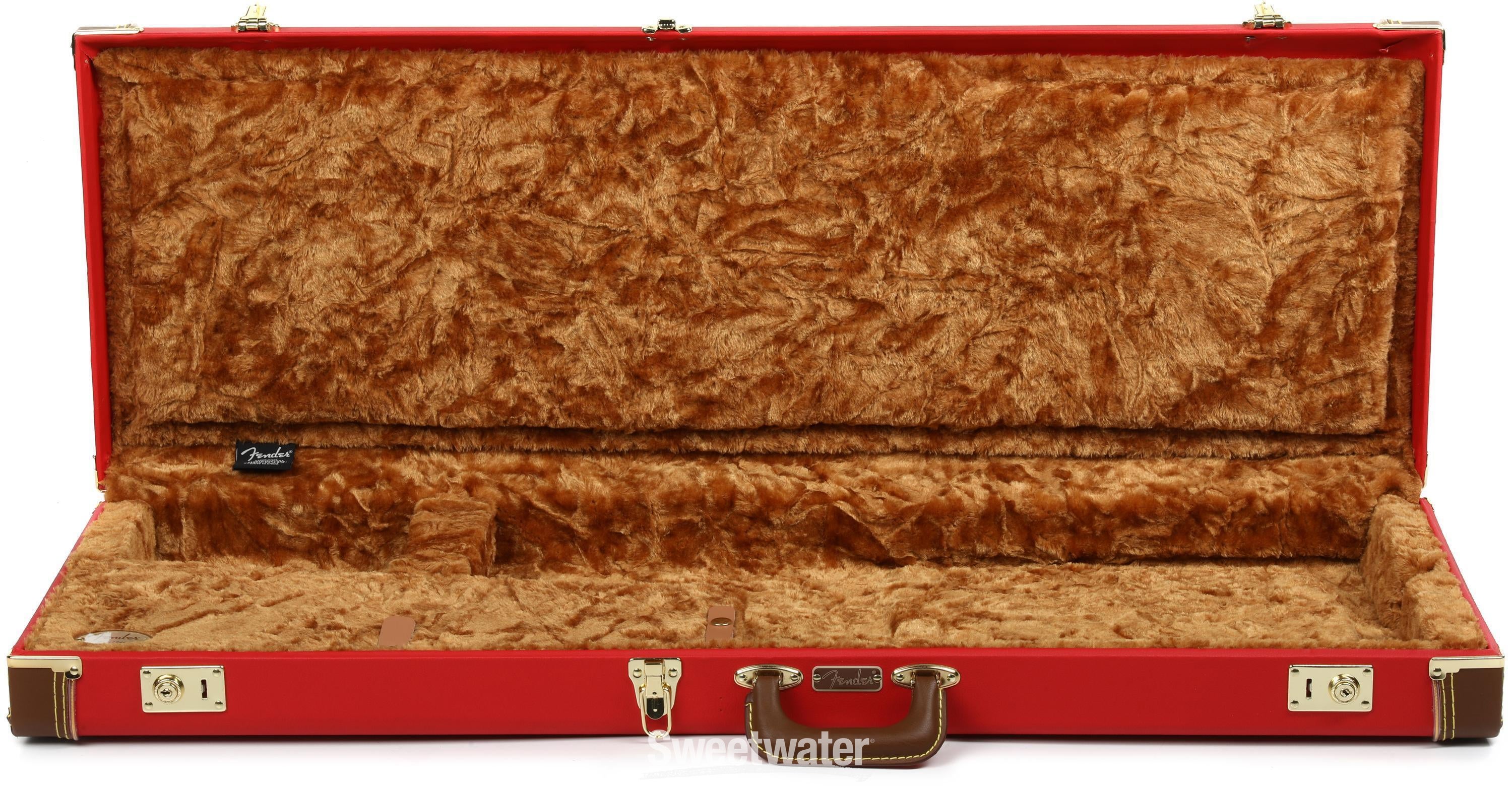 Fender Classic Series Wood Case for Strat/Tele - Fiesta Red