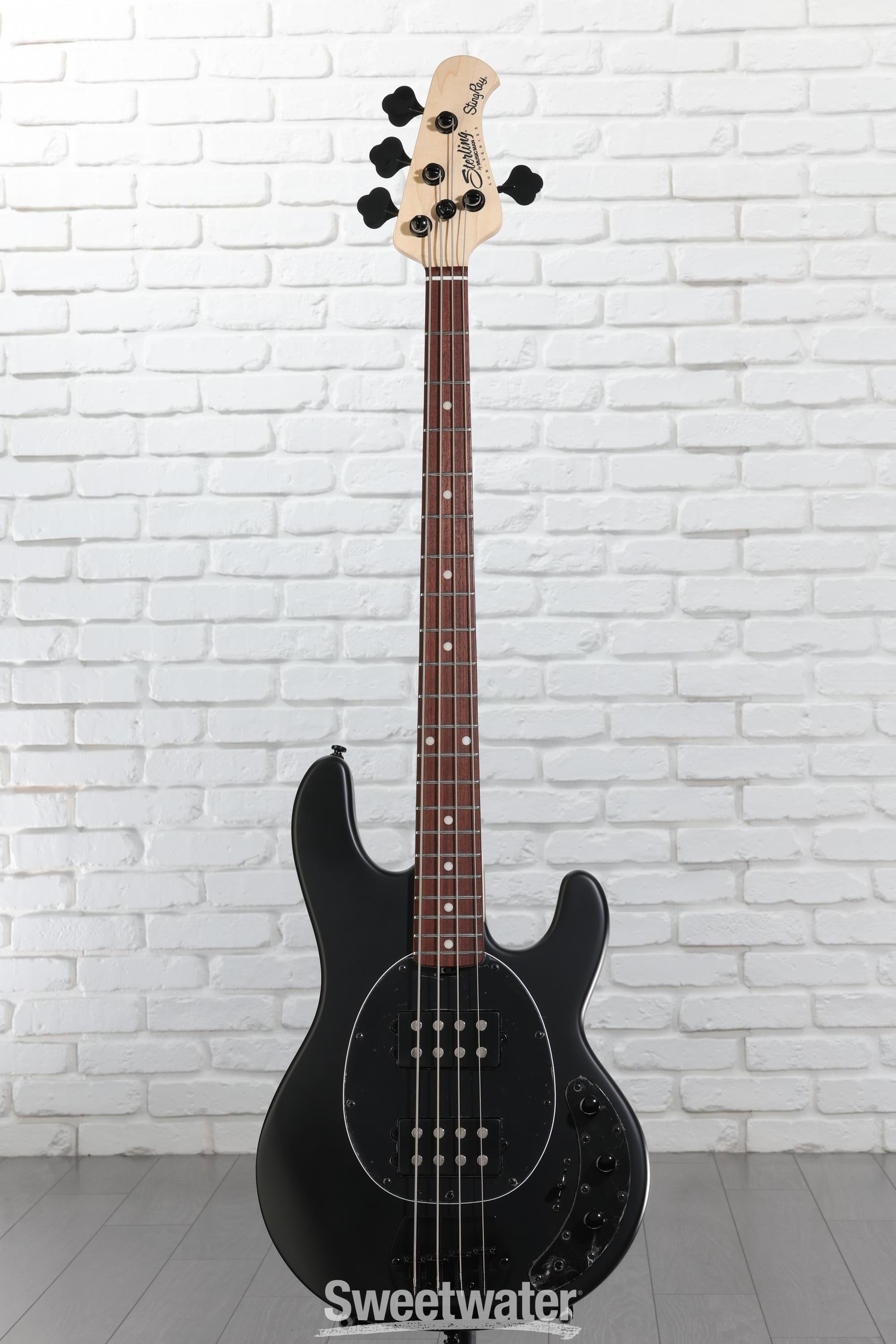Sterling By Music Man StingRay RAY4HH Bass Guitar - Stealth Black