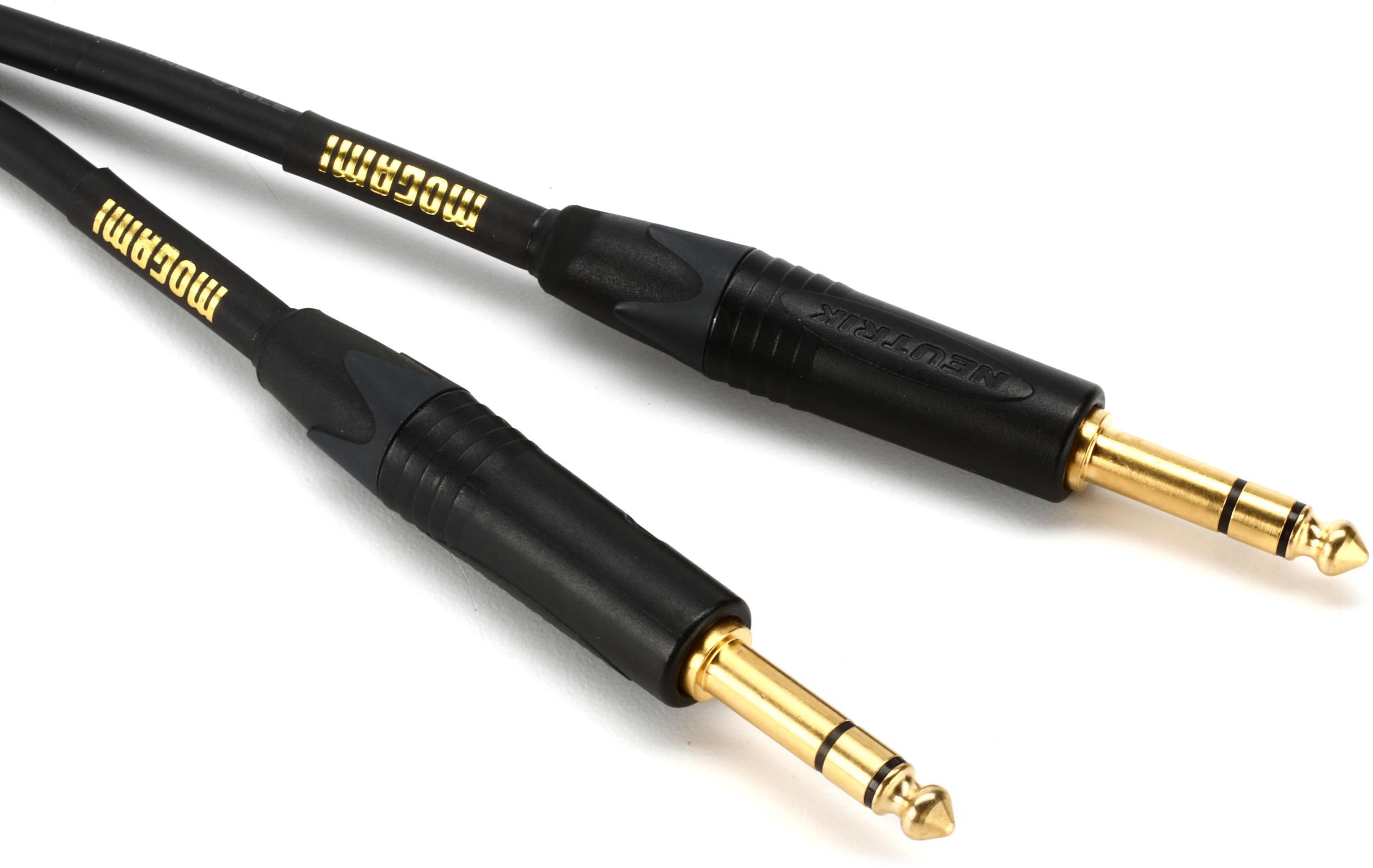 Photo of Mogami GOLD TRS-TRS-30 Balanced 1/4-inch TRS Male to 1/4-inch TRS Male Patch Cable - 30 foot