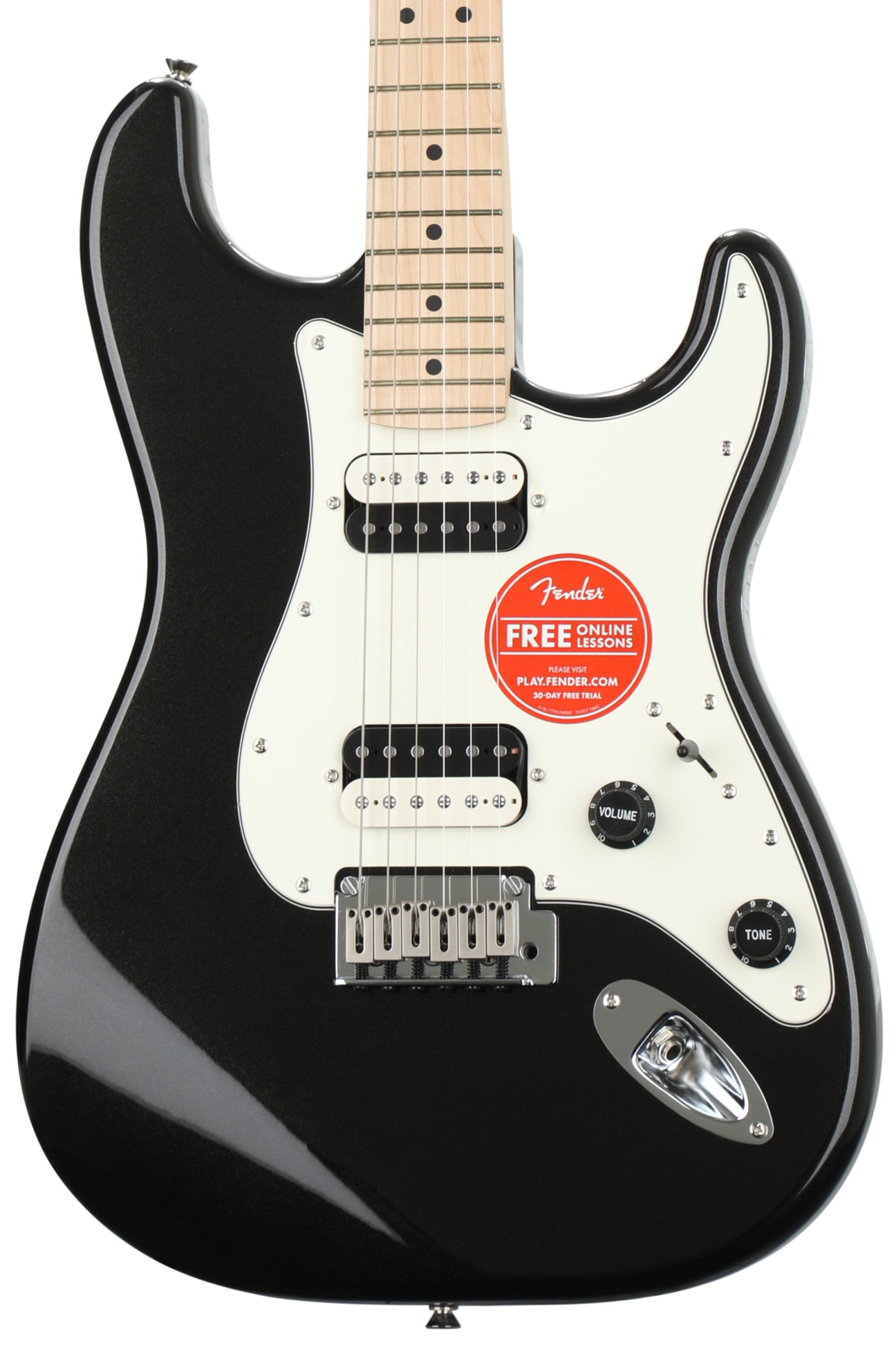 Squier Contemporary Stratocaster HH - Black Metallic | Sweetwater