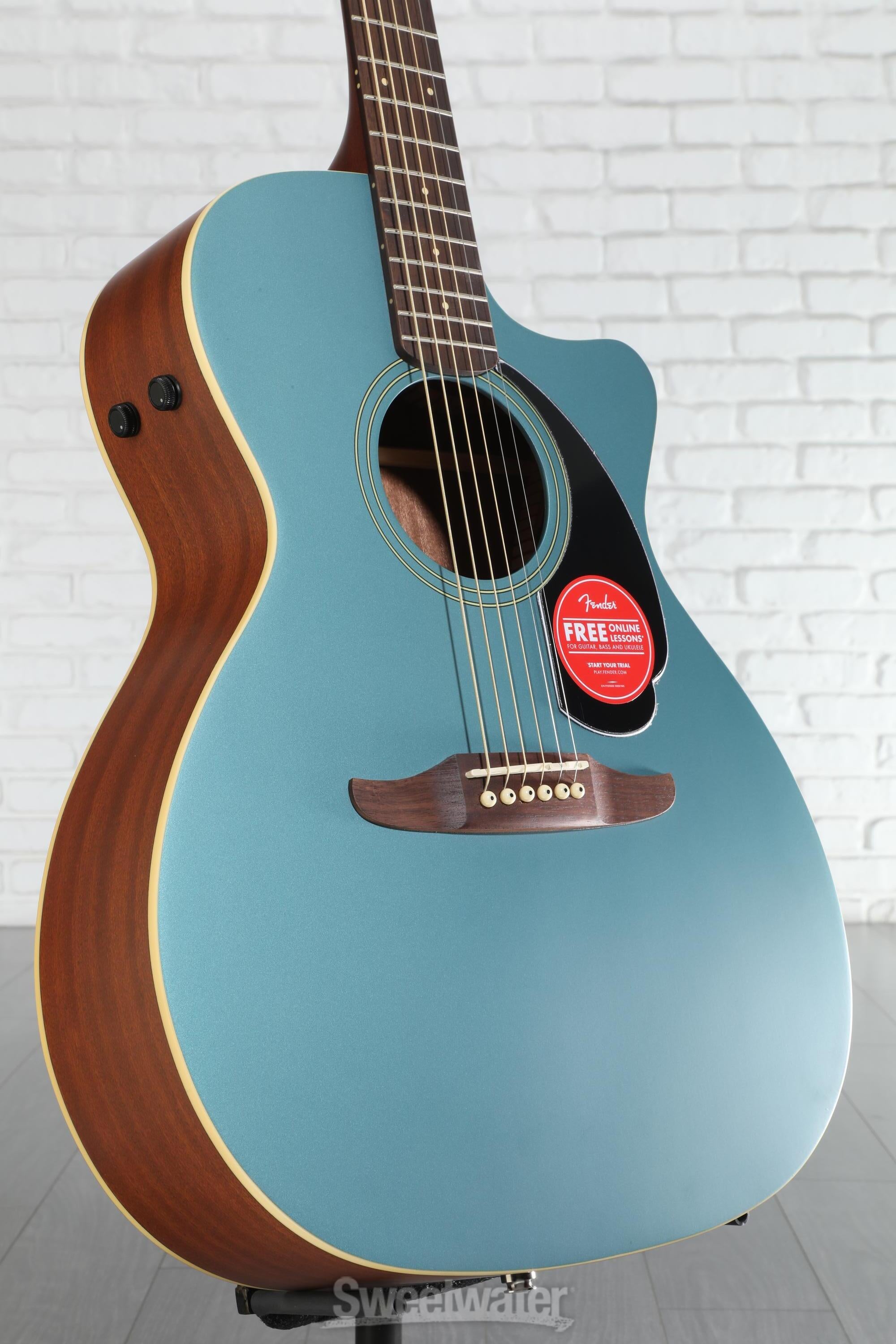 Fender Newporter Player Acoustic-electric Guitar - Tidepool