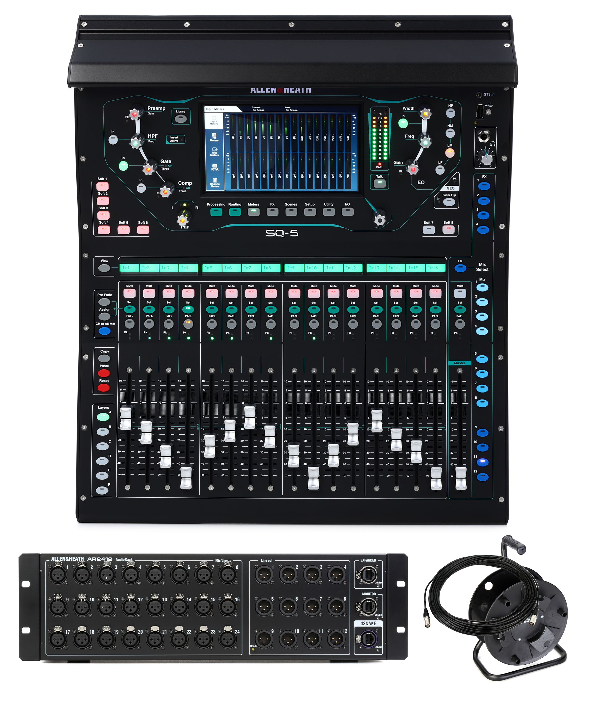 ALLEN&HEATH GLD-AR242 アレン&ヒース ステージボックス QU、GLD、SQ