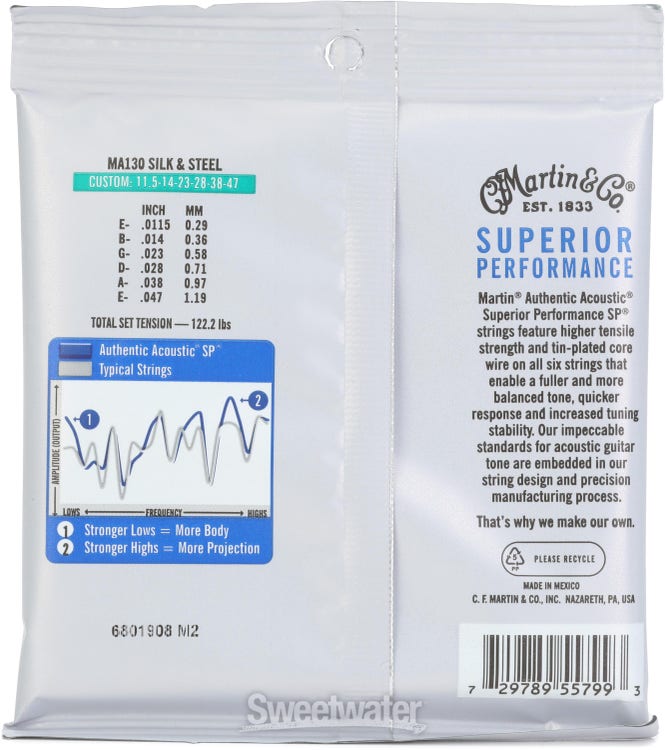 Muta Per Chitarra Acustica Martin M540 .012-.054 | Pecar Gorizia Shop - Foto 10