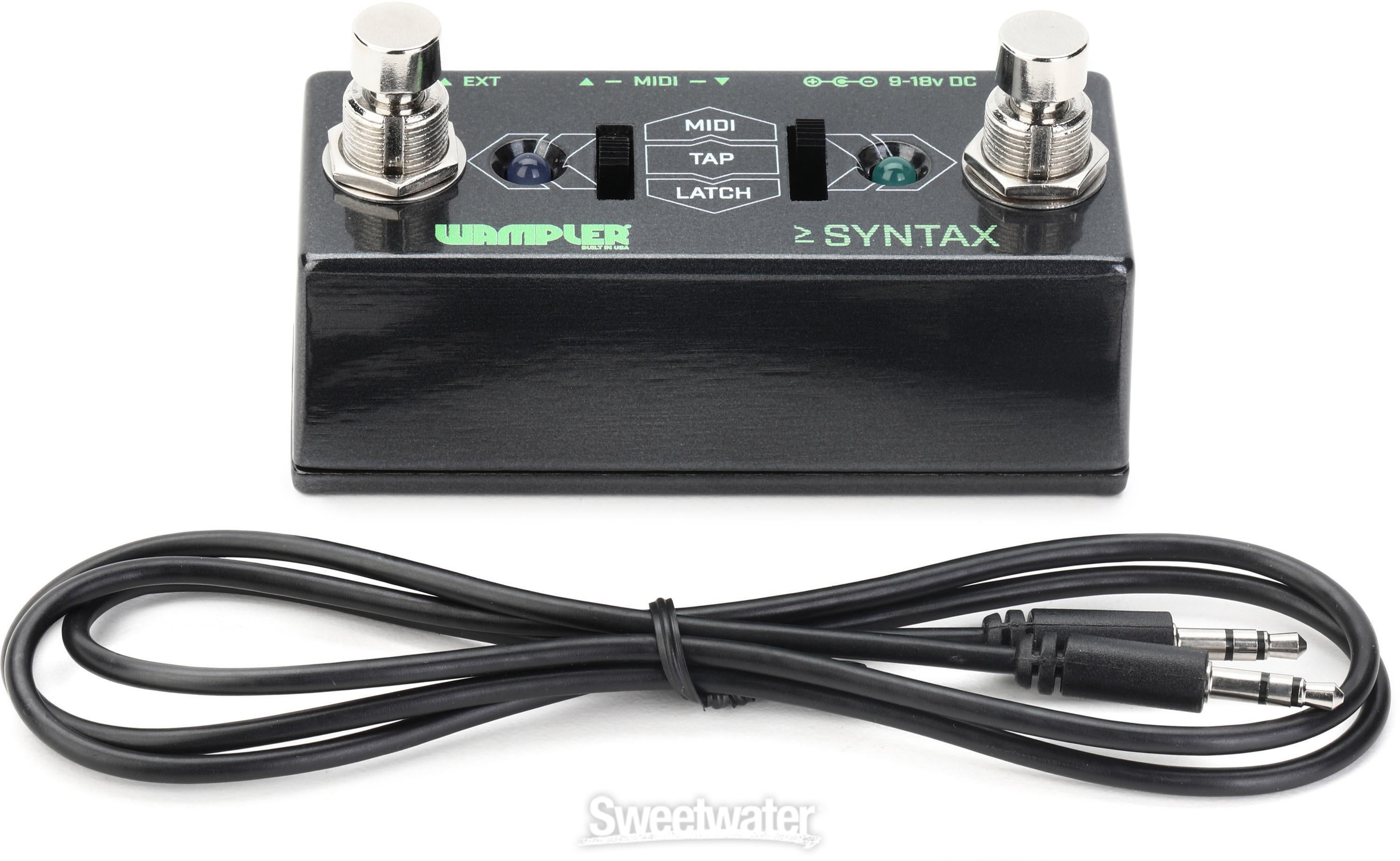Wampler Syntax Rig Control Pedal | Sweetwater Wampler Syntax Rig Control Pedal | Sweetwater